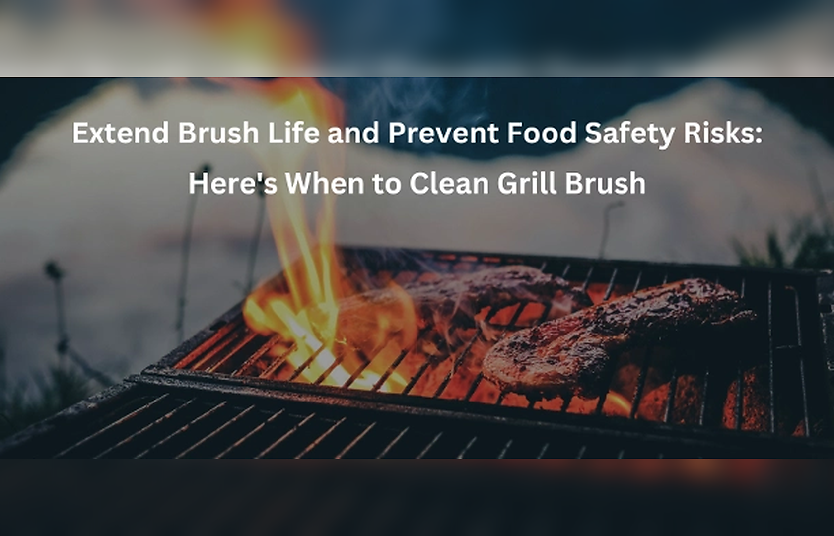 Extend Brush Life and Prevent Food Safety Risks: Here's When to Clean Grill