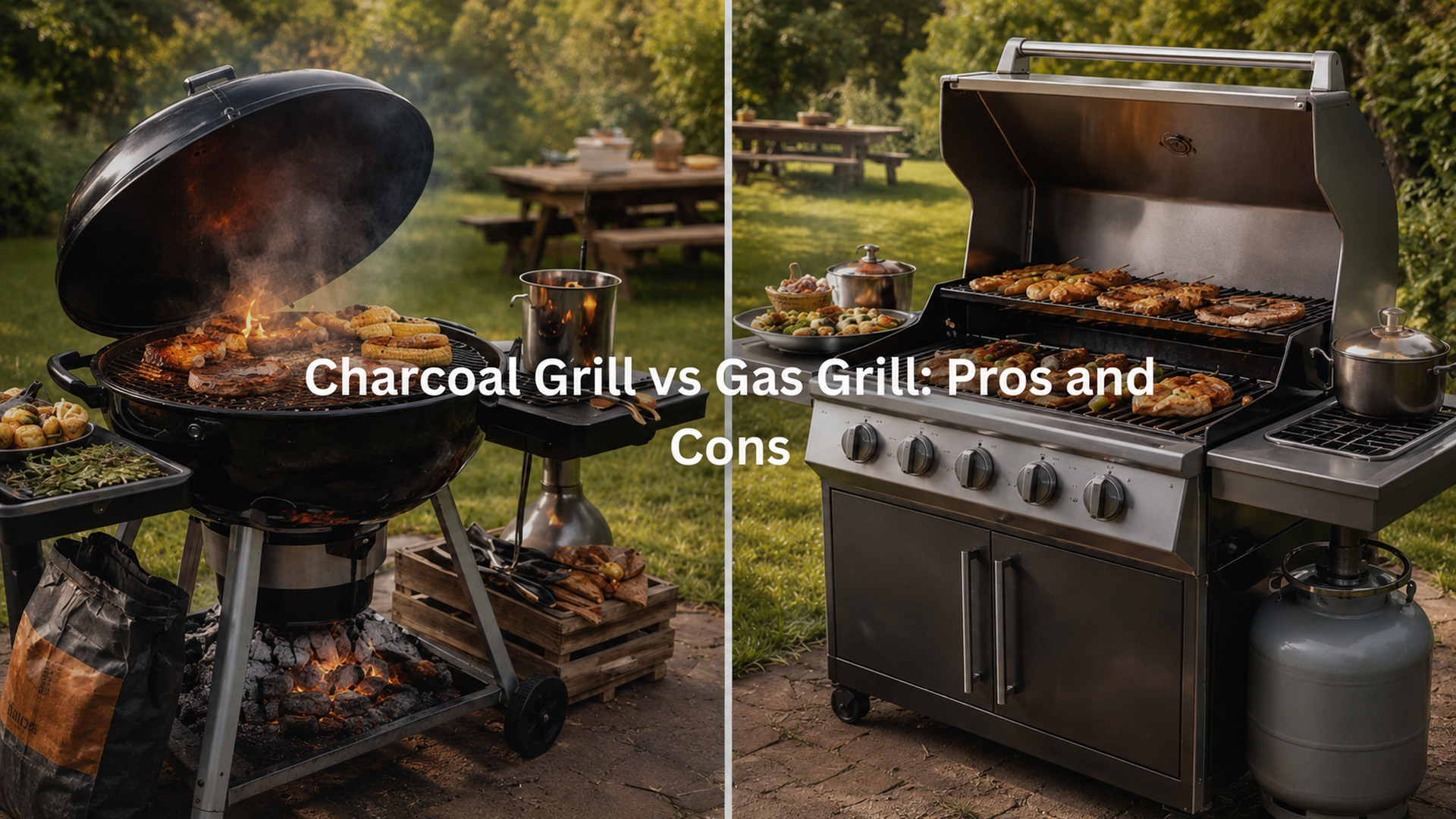 Charcoal Grill vs Gas Grill: Pros and Cons
