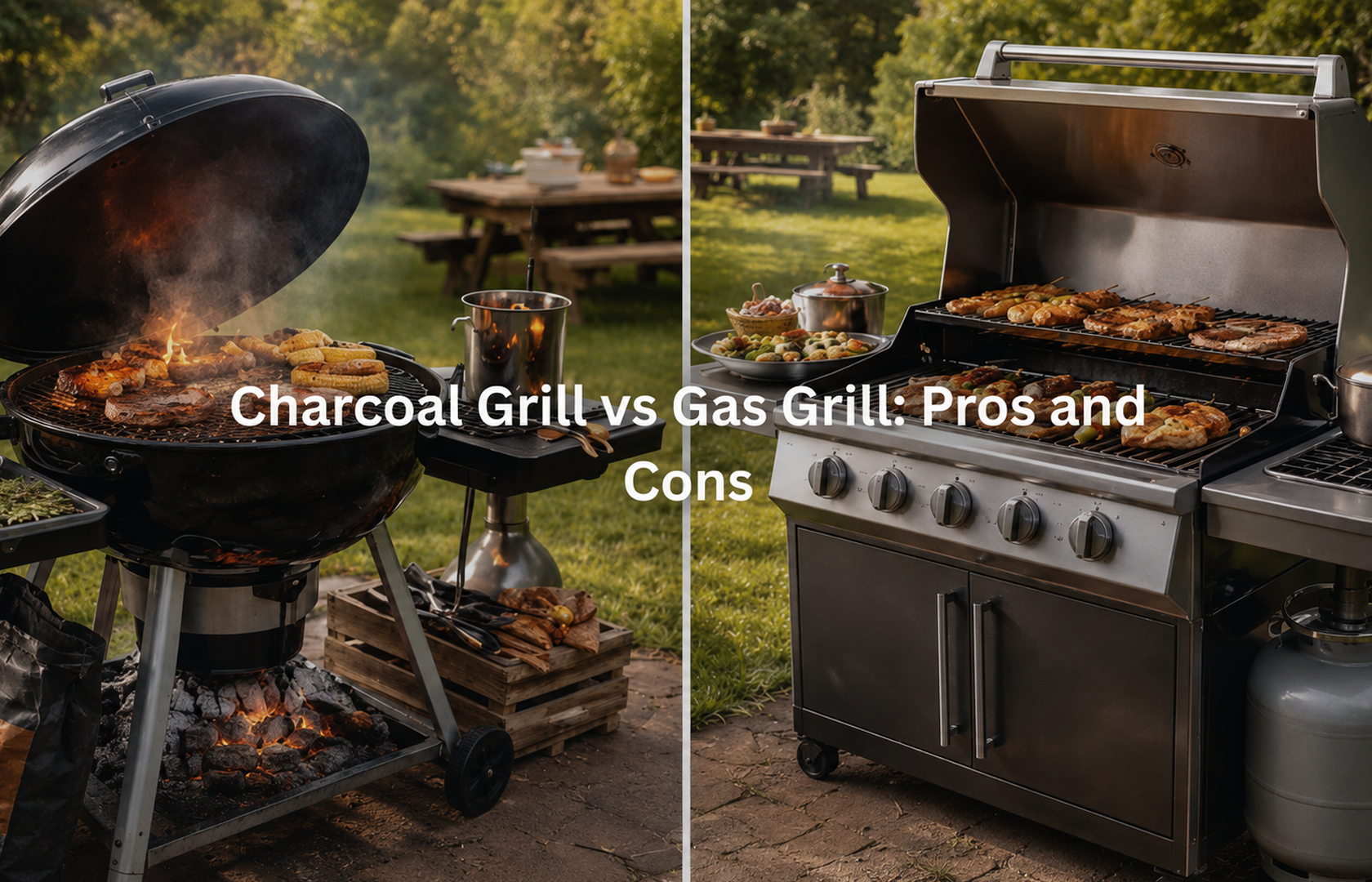 Charcoal Grill vs Gas Grill: Pros and Cons