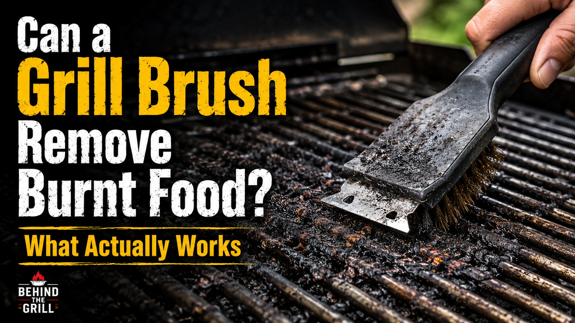 Can a Grill Brush Remove Burnt Food? What Works Best