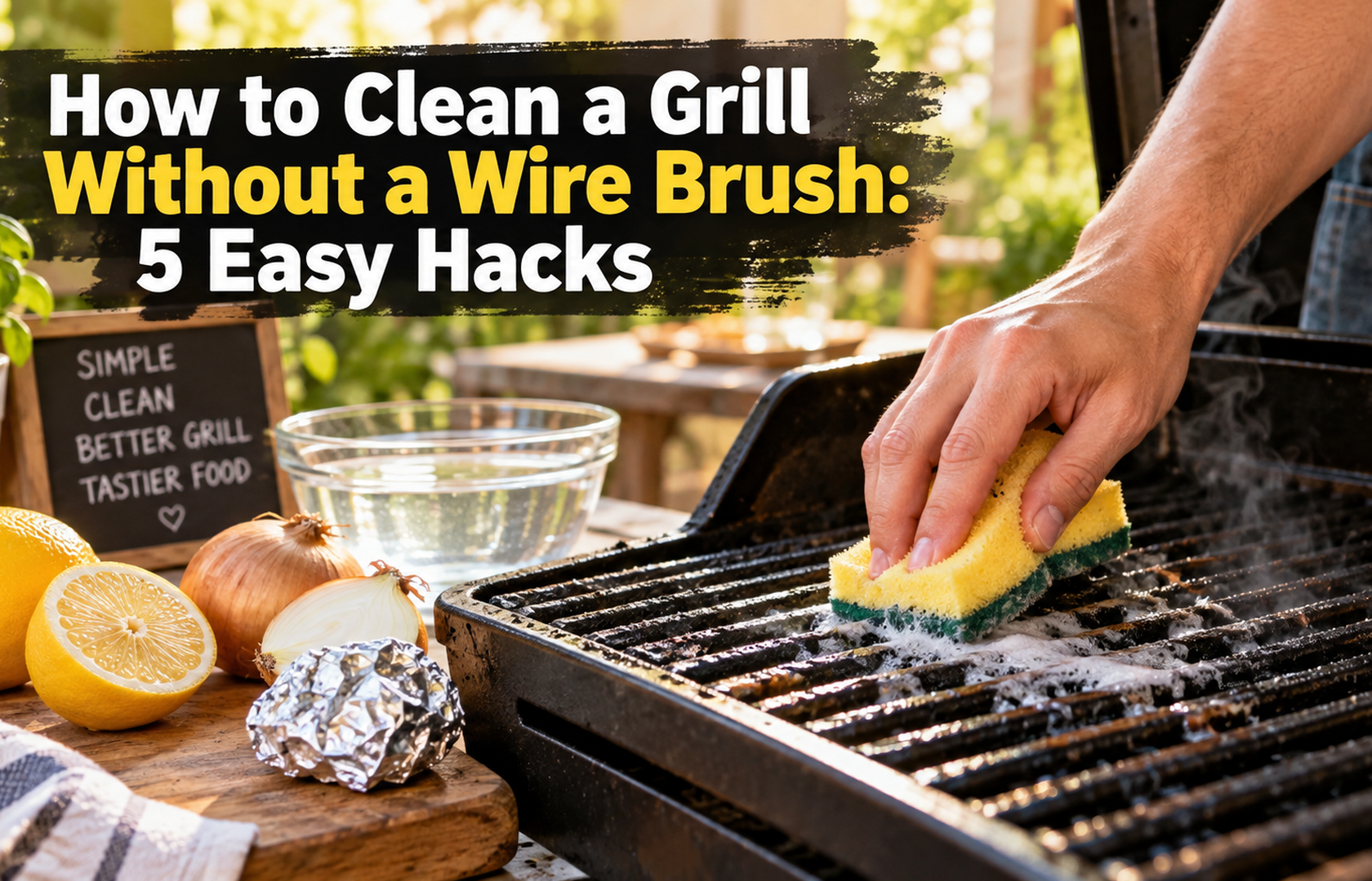 5 Cool Ways to Clean a Grill Without a Wire Brush