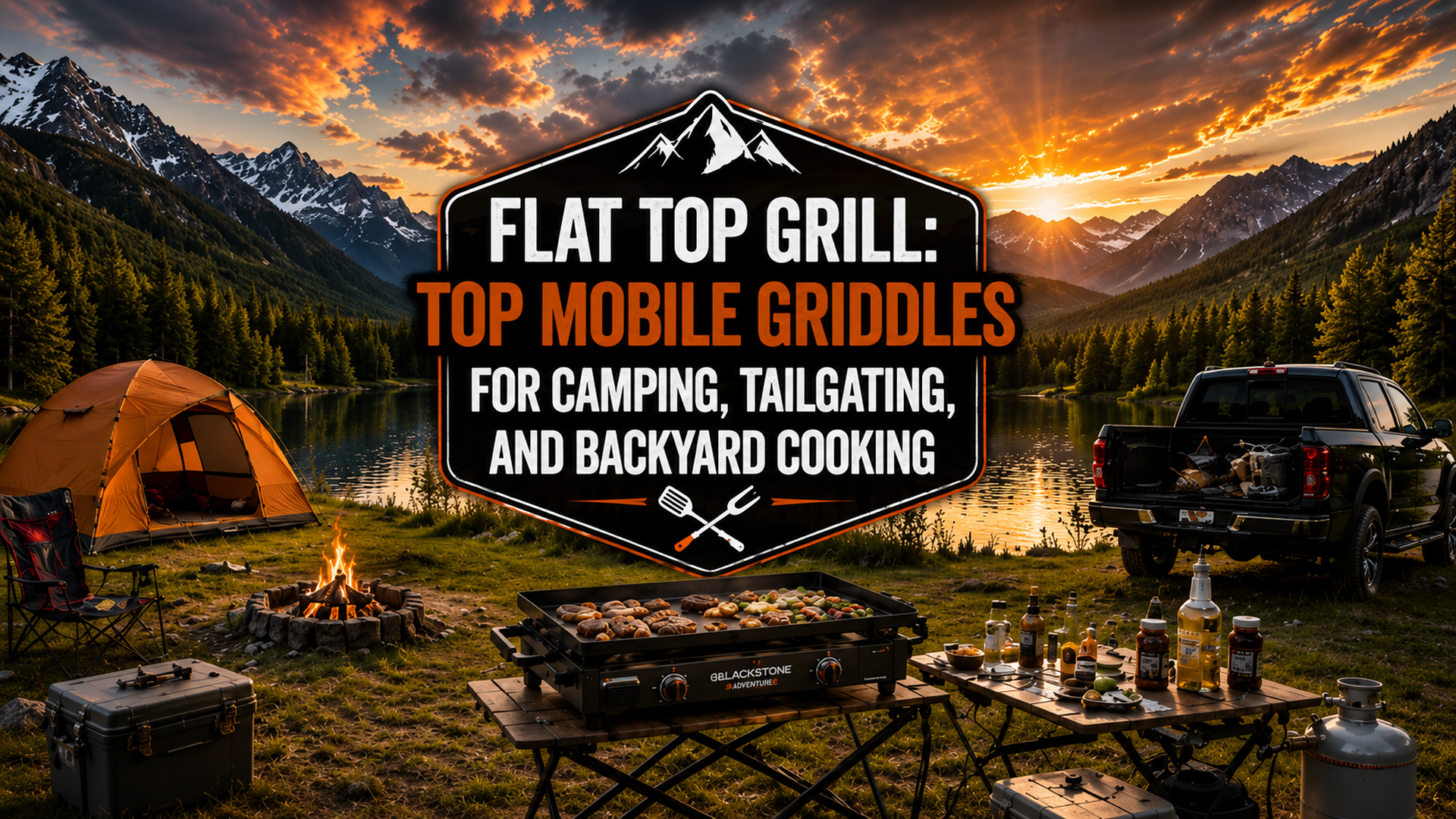 Flat Top Grill: Top Mobile Griddles for Camping, Tailgating,