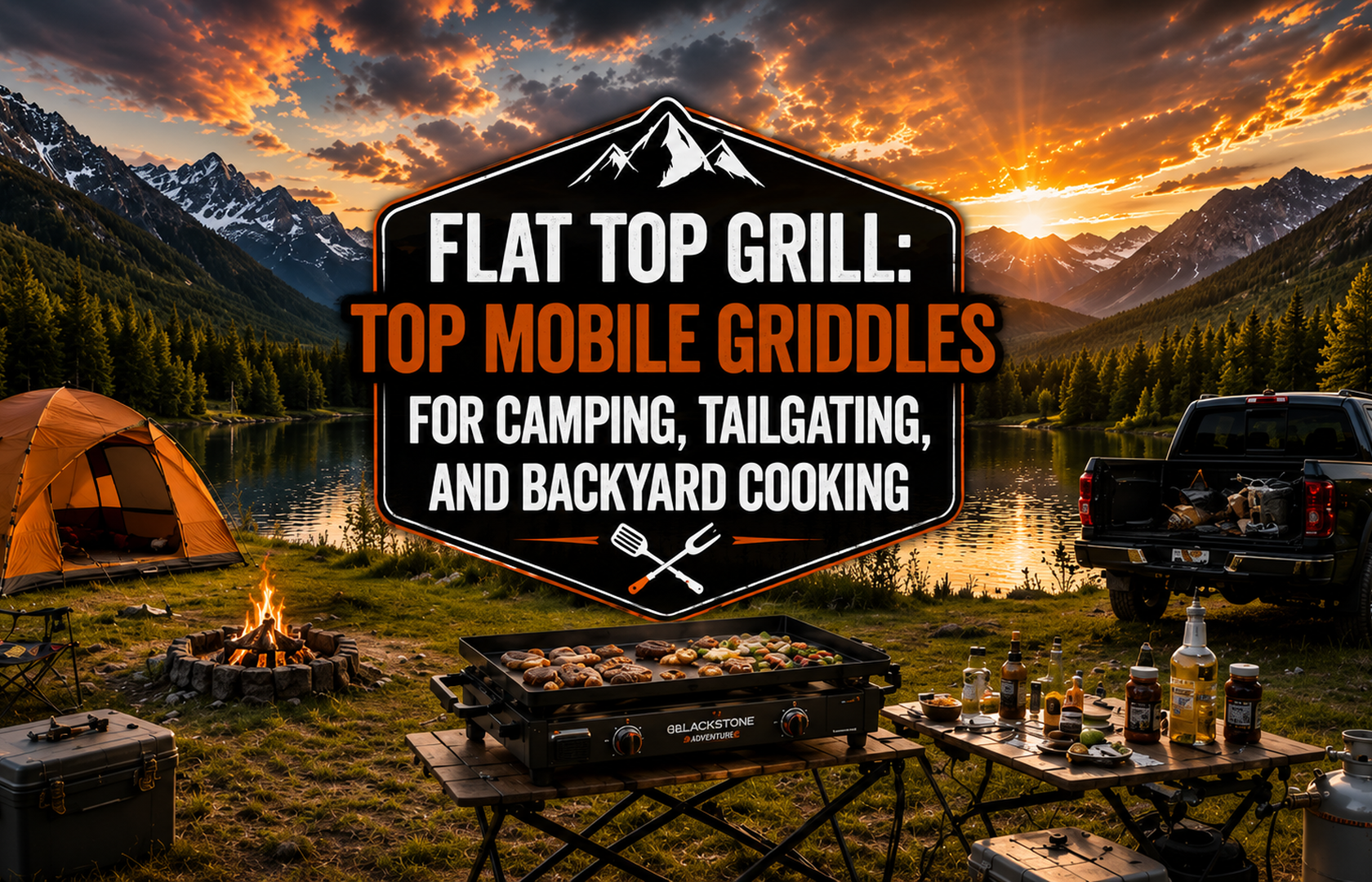 Flat Top Grill: Top Mobile Griddles for Camping, Tailgating,