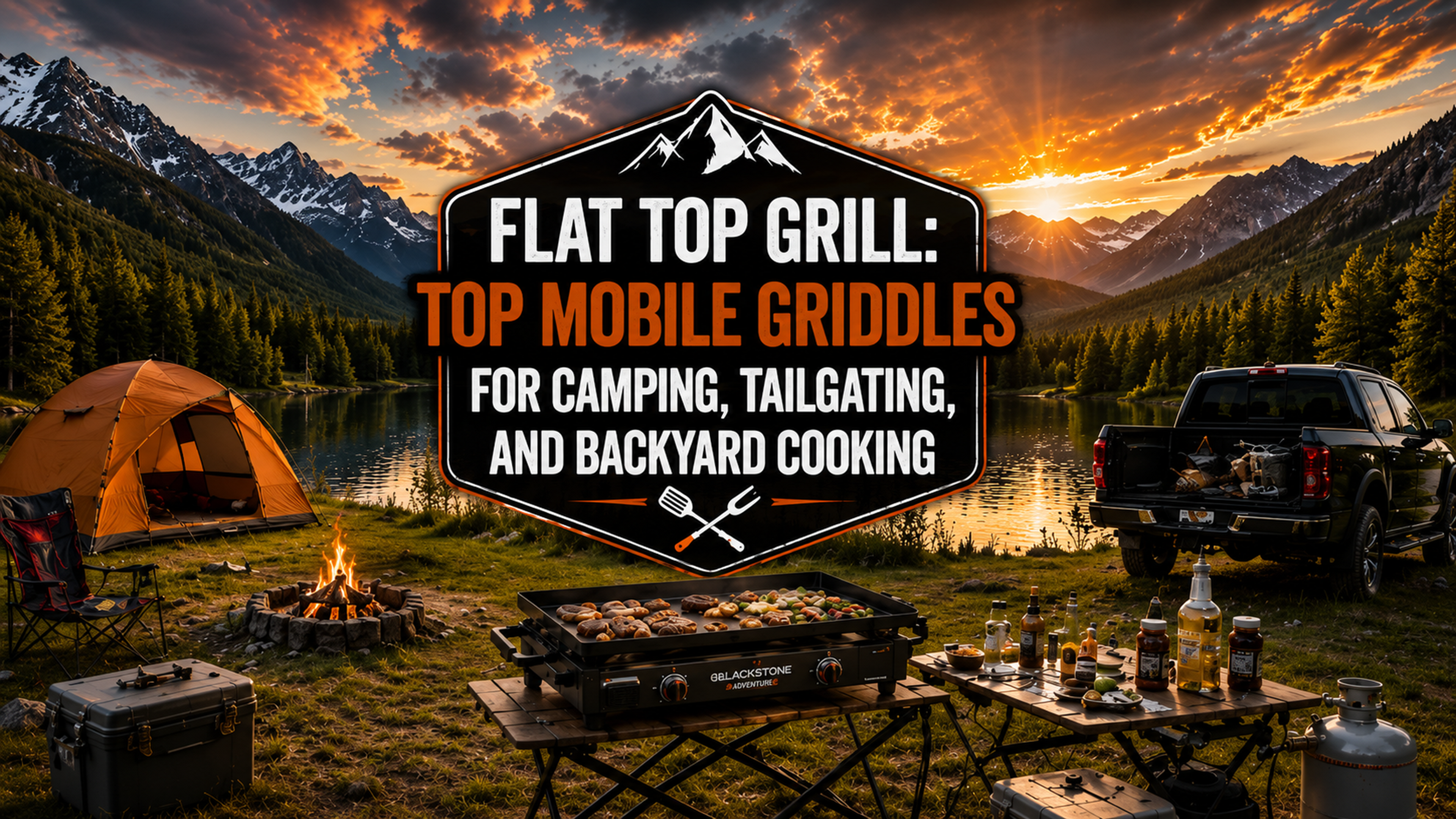 Flat Top Grill: Top Mobile Griddles for Camping, Tailgating,