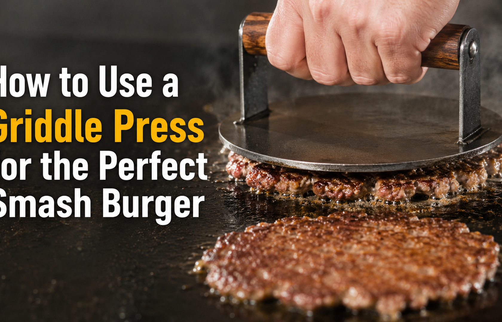 How to Use a Griddle Press for Smash Burgers: The Ultimate Guide