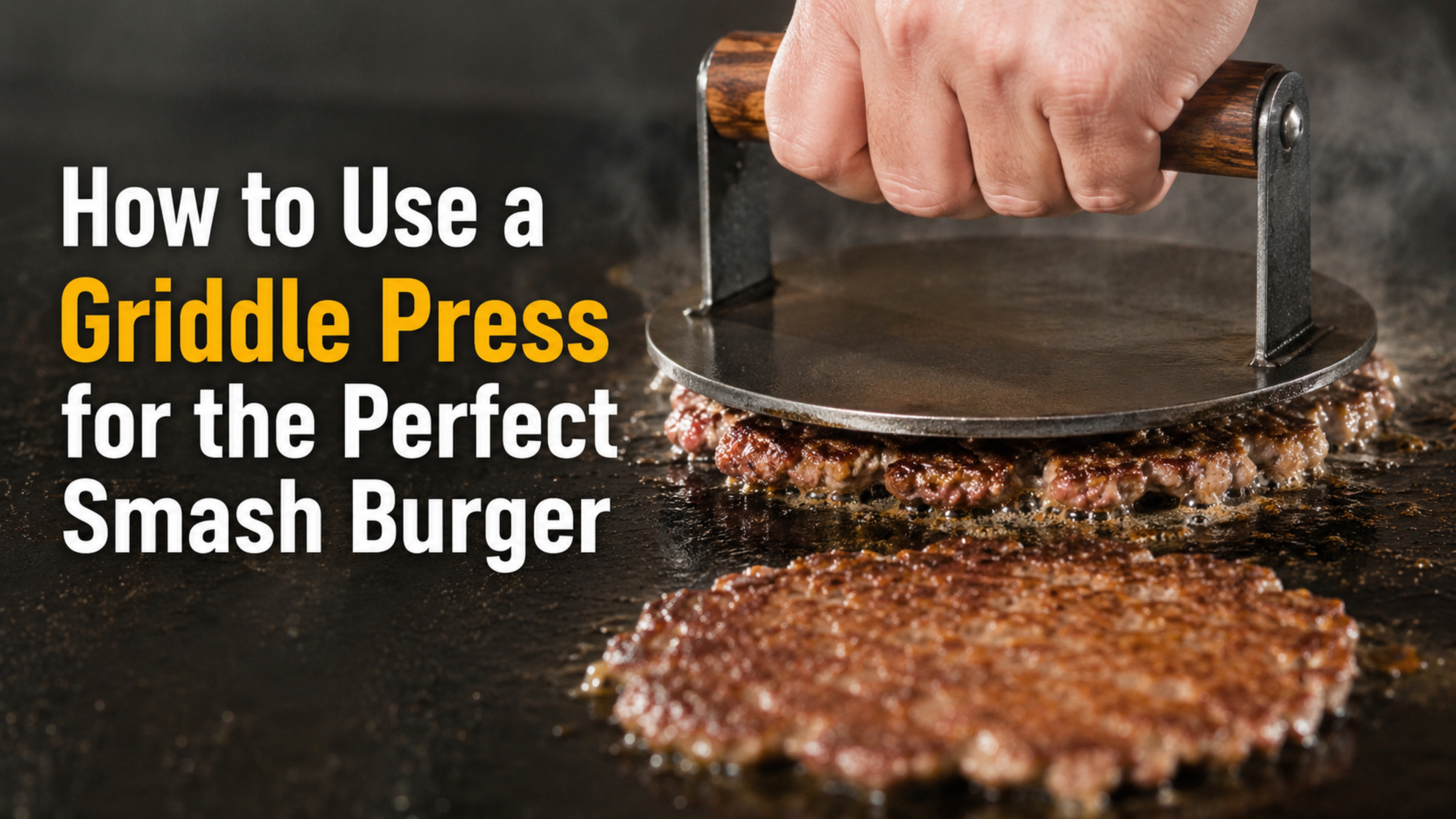 How to Use a Griddle Press for Smash Burgers: The Ultimate Guide