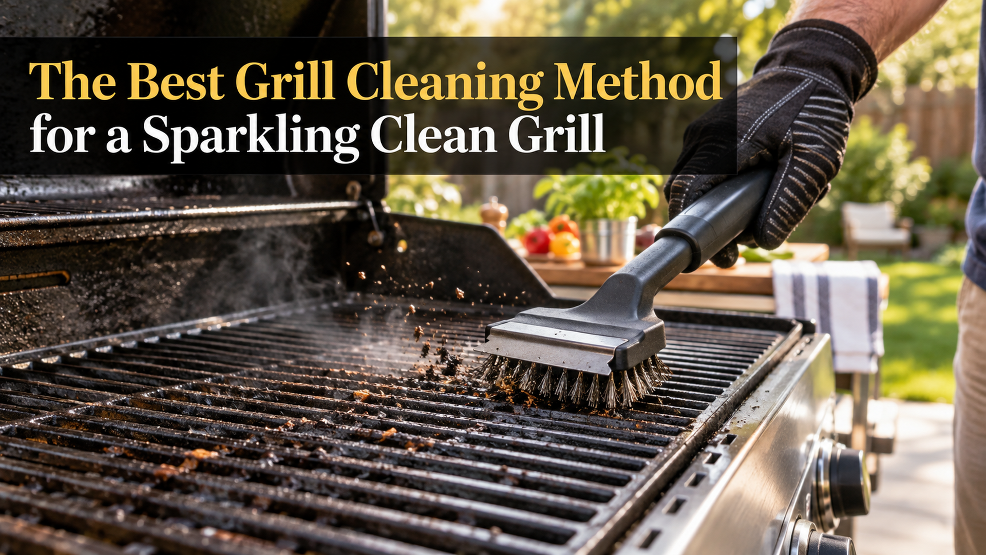 Here's a Cool Way to Speed Up the Grill Cleaning Process