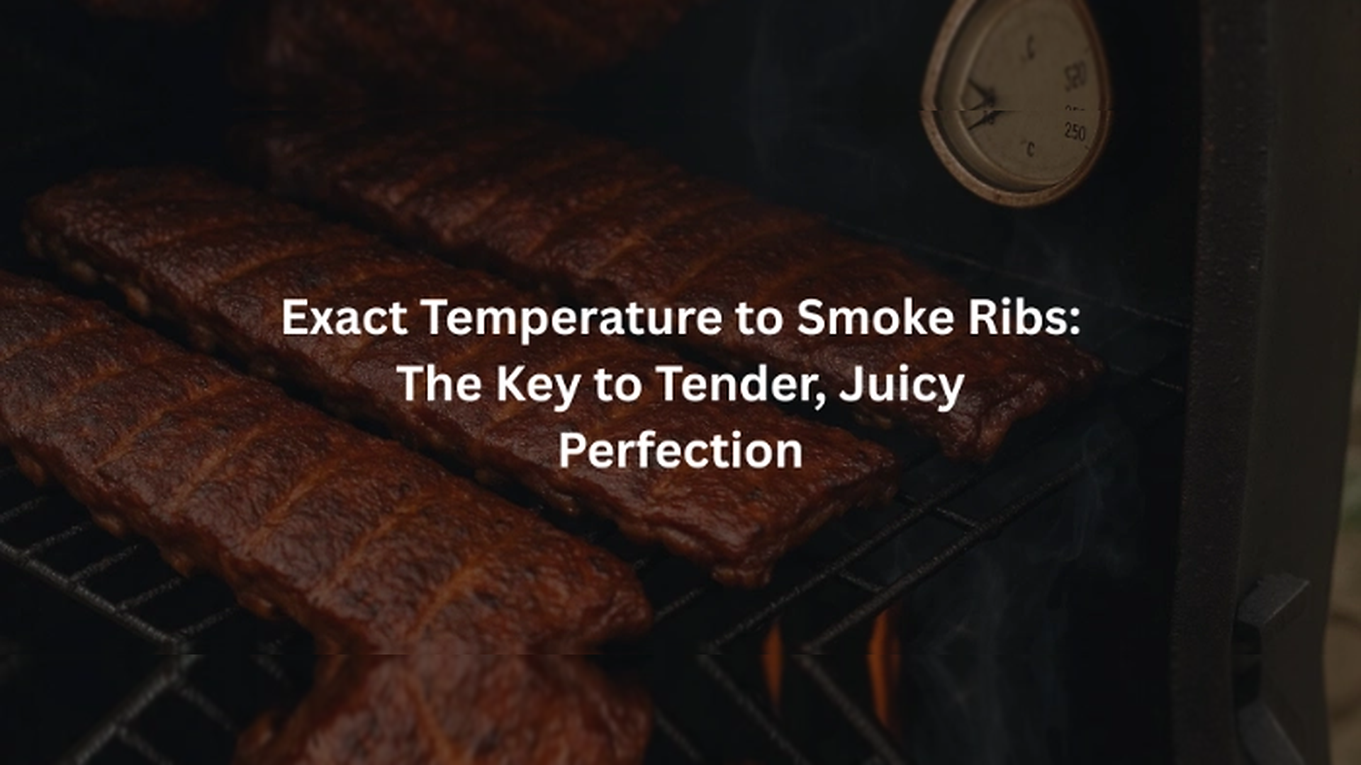 Exact Temperature to Smoke Ribs - Low and Slow