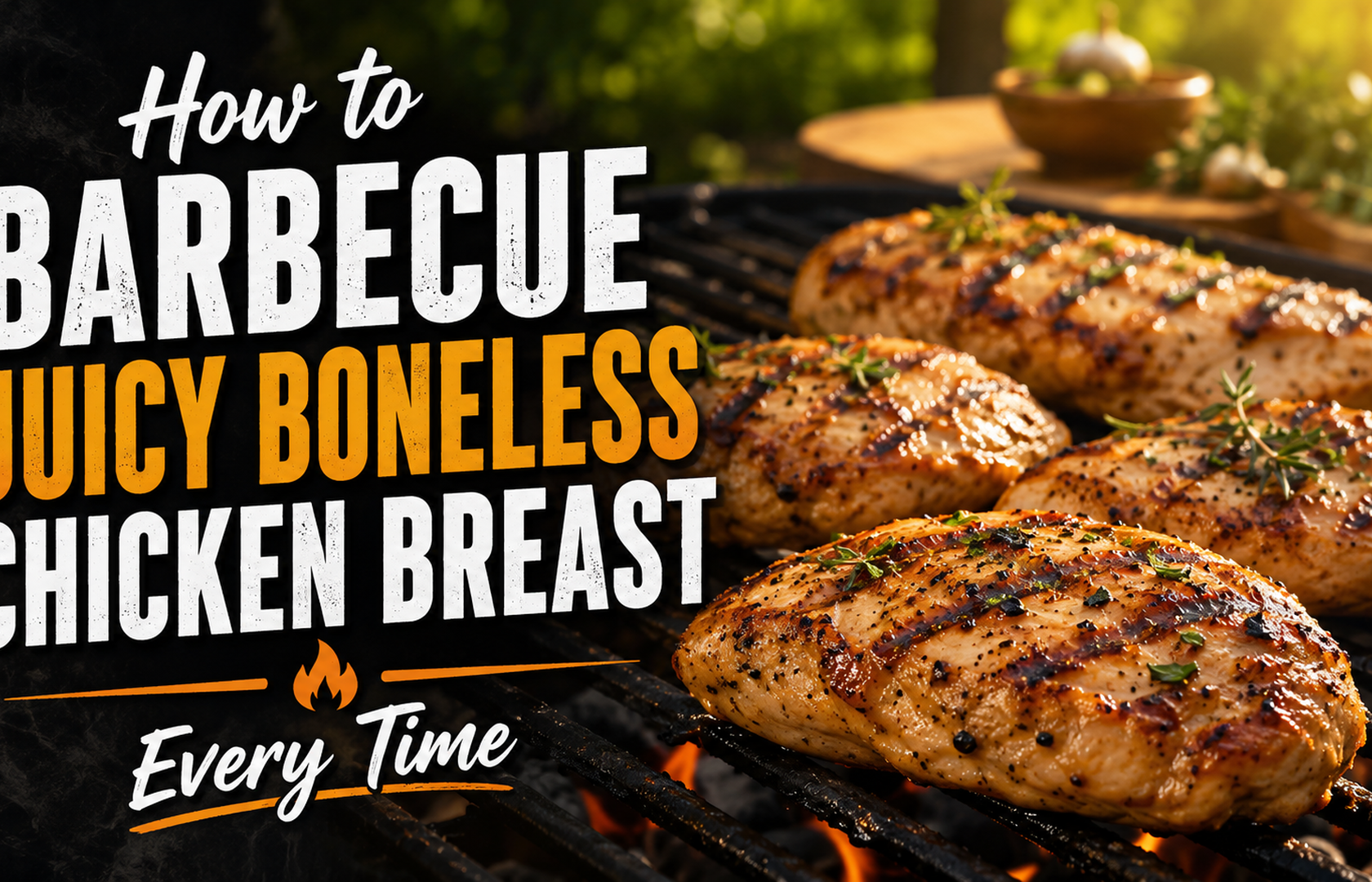How to Barbecue Juicy Boneless Chicken Breast Every Time
