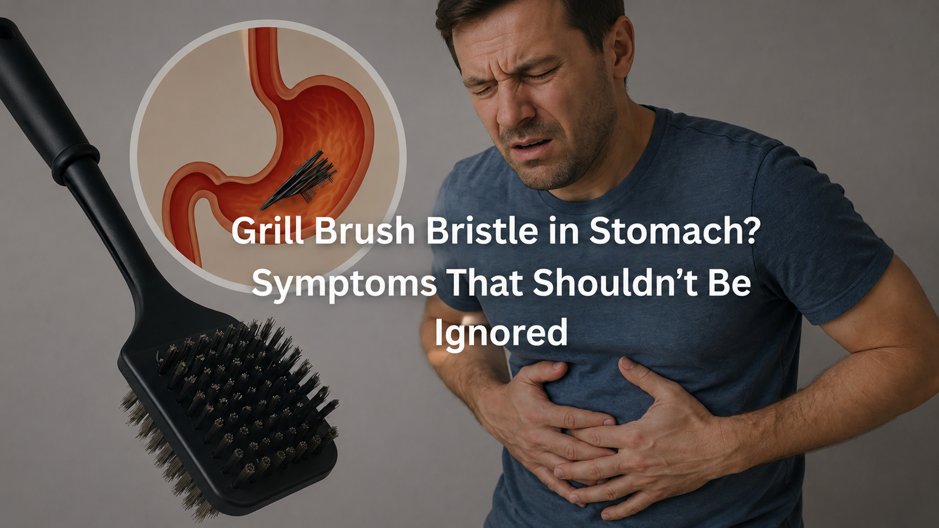 What To Do If You Suspect Grill Brush Bristle In Stomach