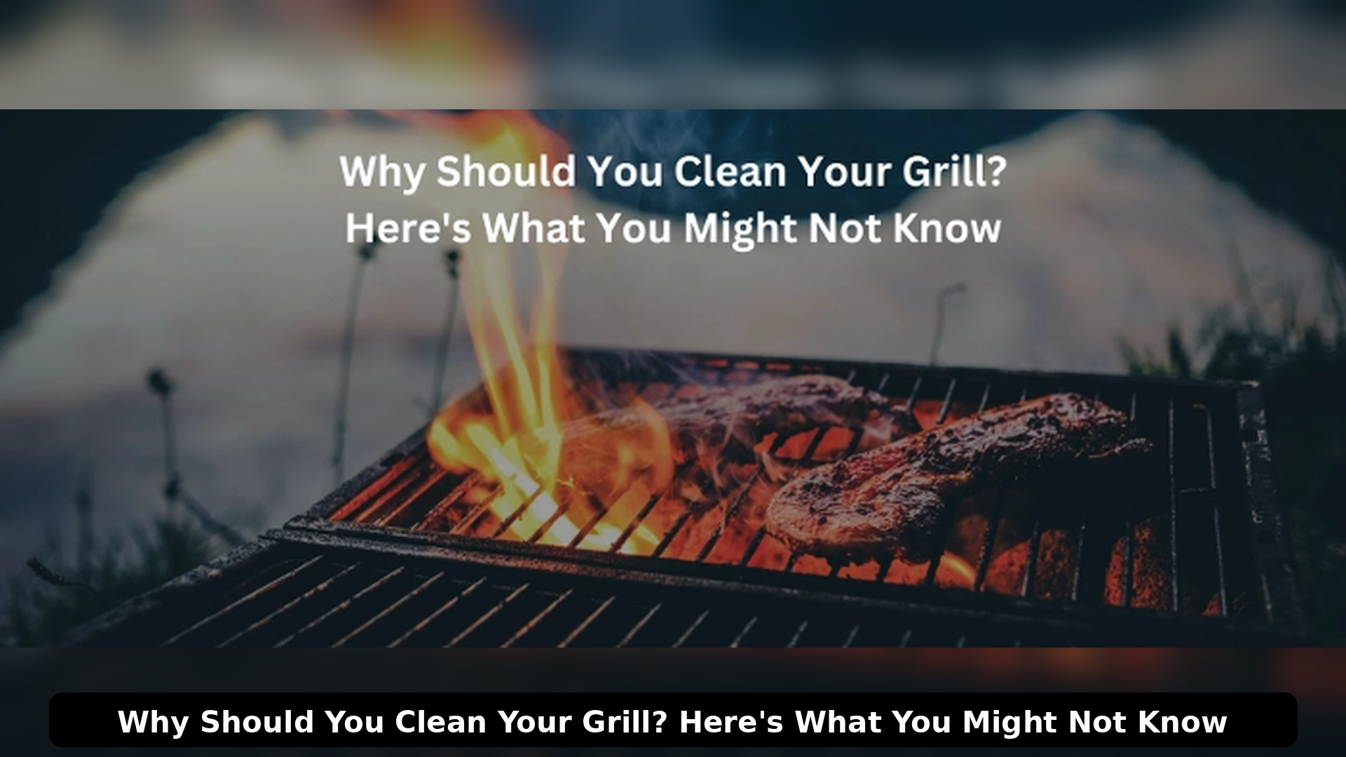 Why Should You Clean Your Grill? Here's What You Might Not Know