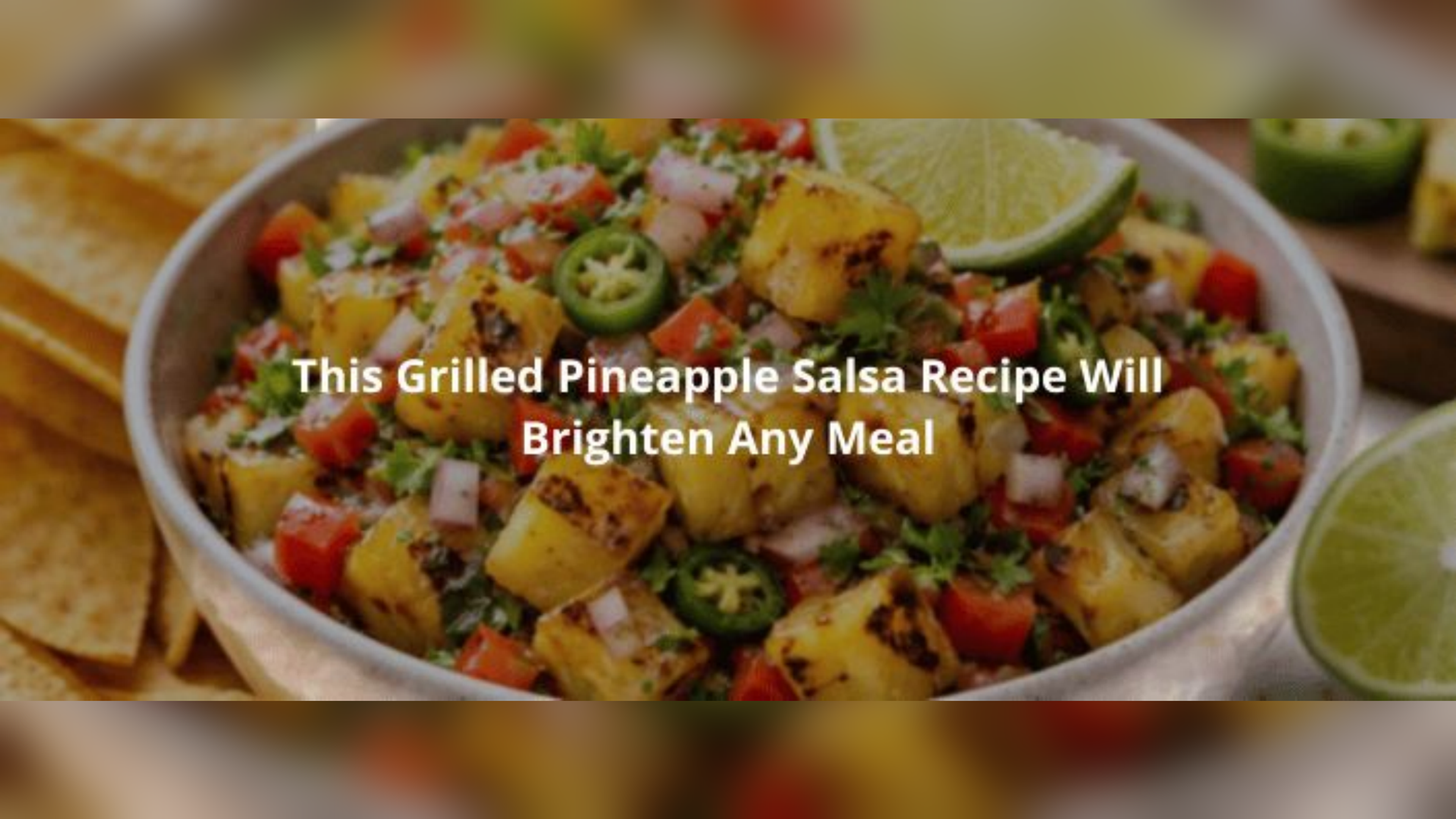 You Must Try This Grilled Pineapple Salsa Recipe!