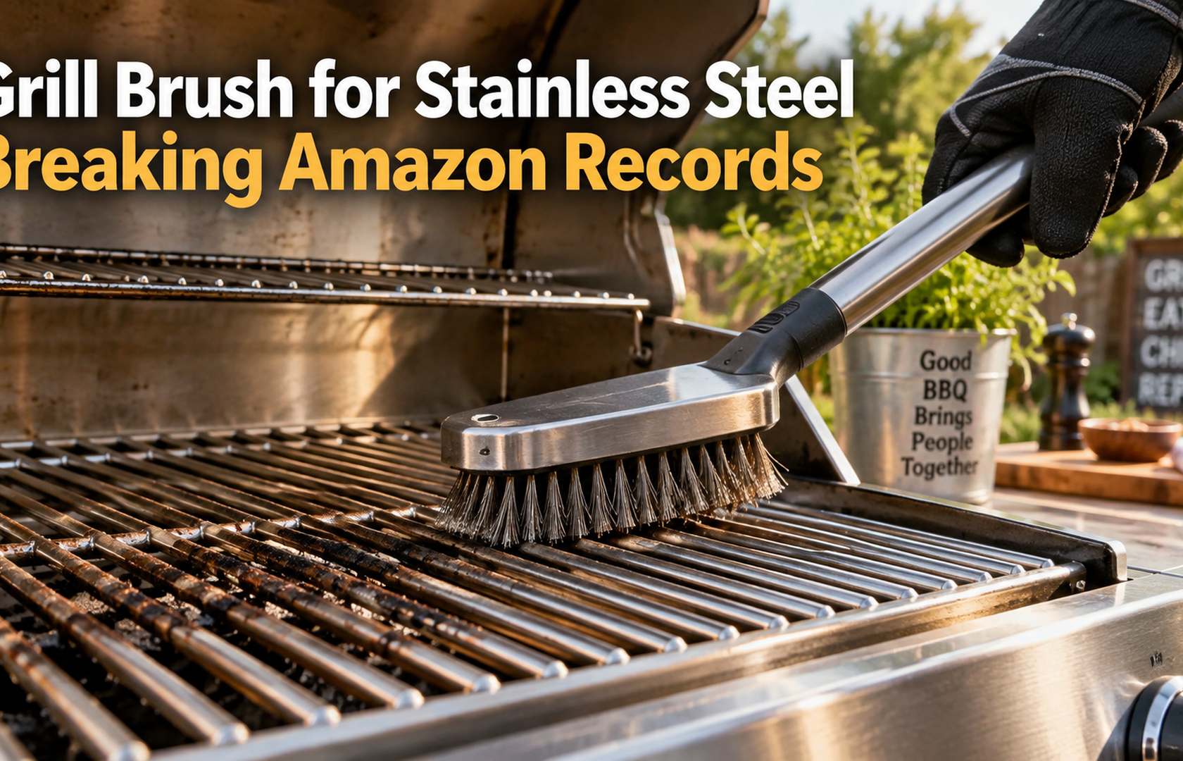 Amazon Record-Breaking Grill Brush for Stainless Steel