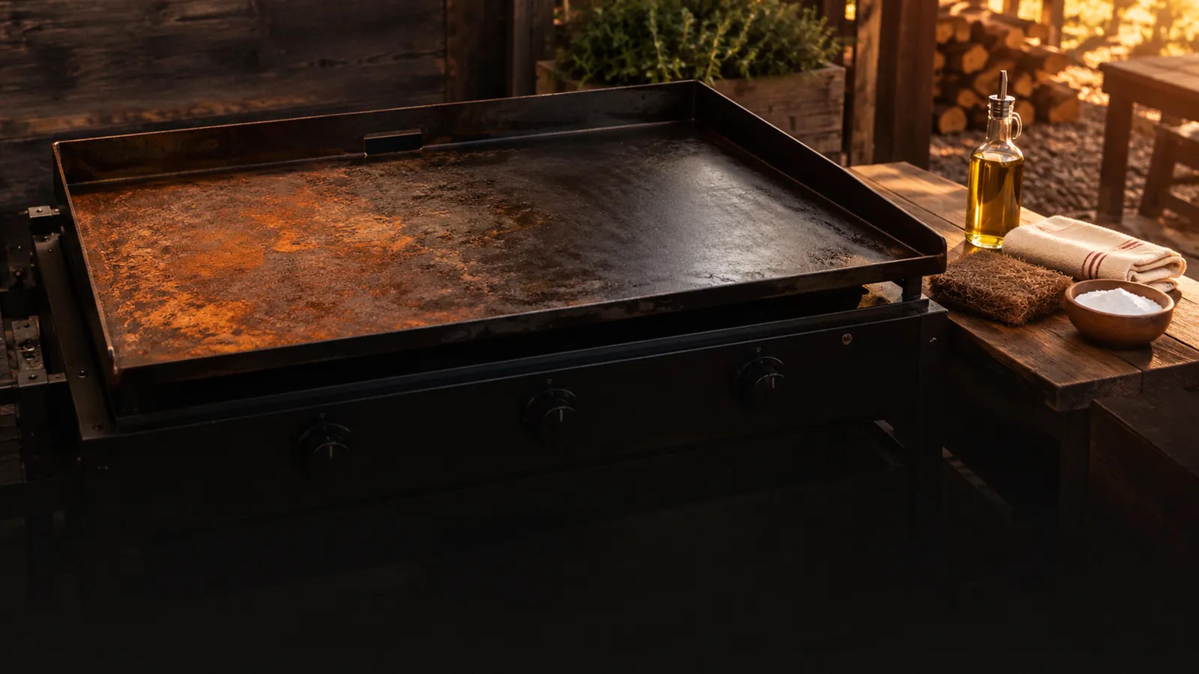 Remove Rust Without Metal Scraper from Blackstone Griddle