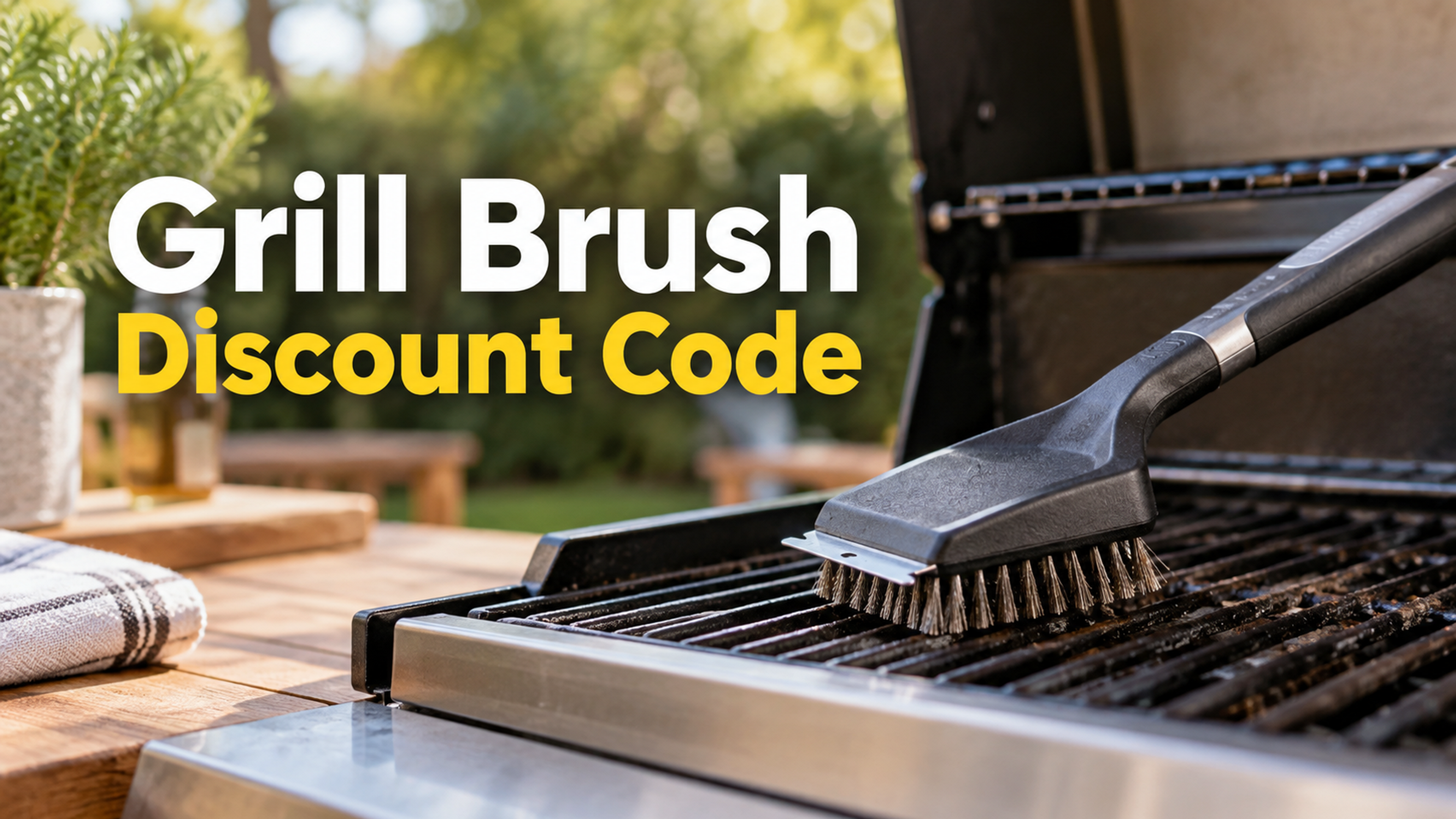 Grill Brush Discount Code: Clean Grill, Save Money