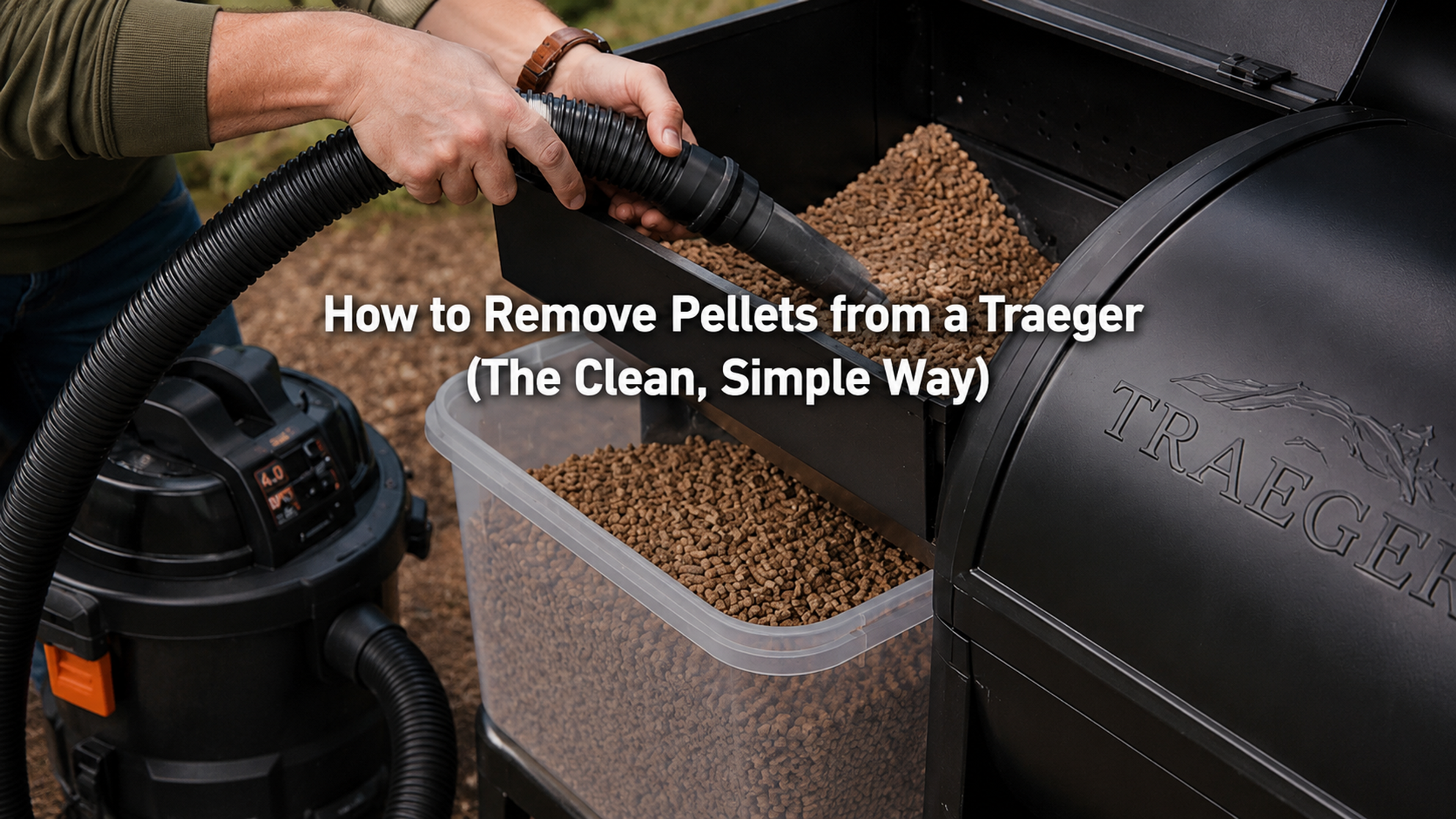 How to Remove Pellets from a Traeger Grill