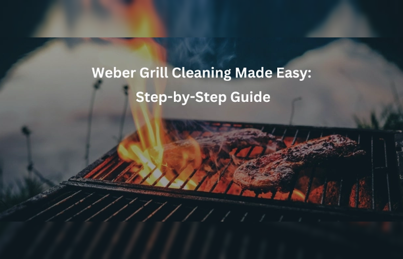 Weber Grill Cleaning Instructions: A Step-by-Step Guide from the Behind
