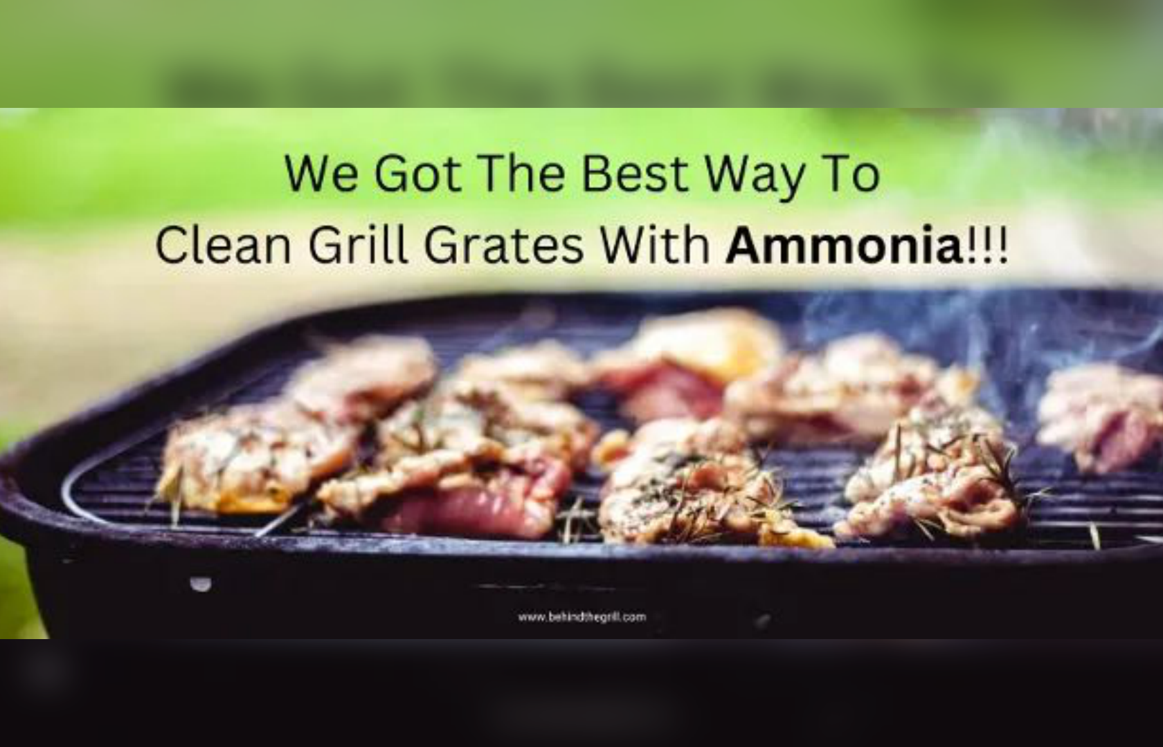 Cleaning Grill Grates with Ammonia: An Effective Technique