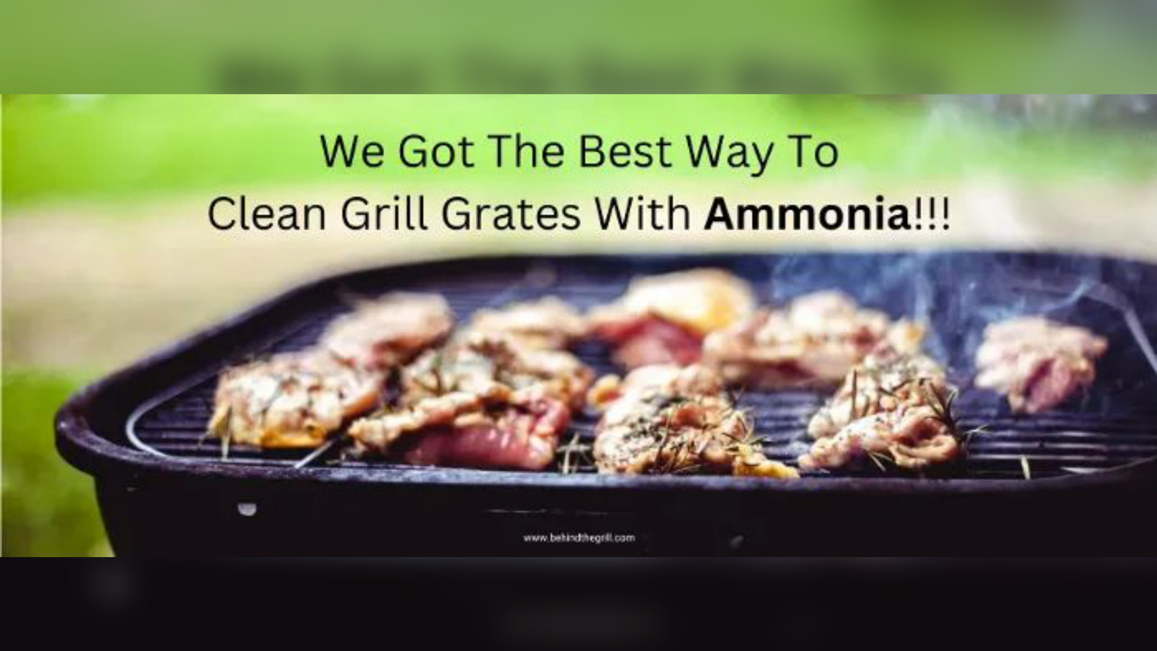 Cleaning Grill Grates with Ammonia: An Effective Technique