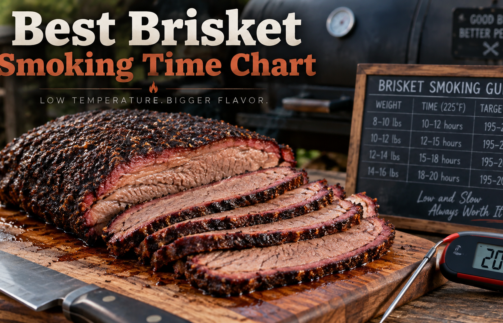 Here's the Exact Brisket Smoking Time Chart You Need!