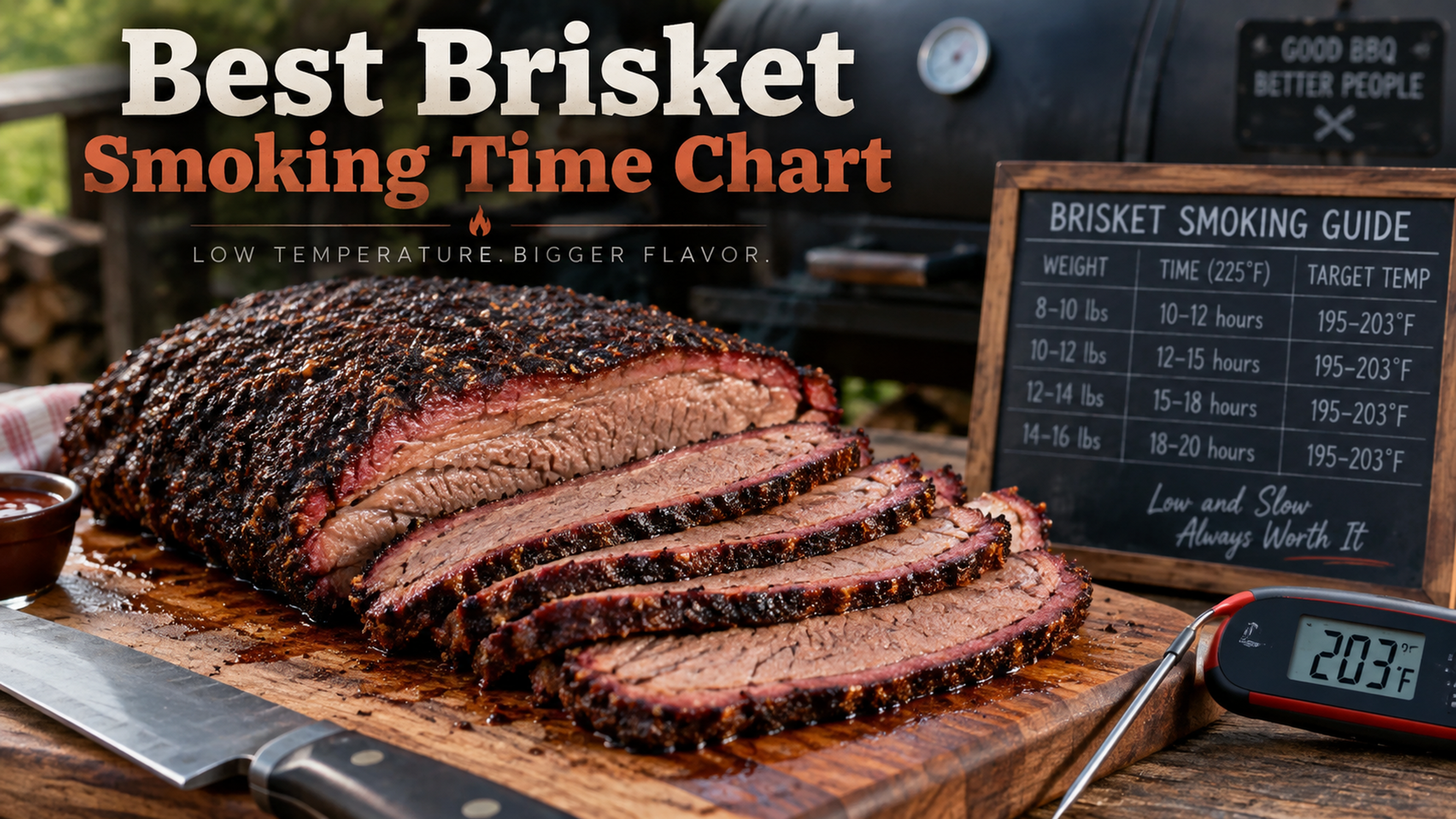 Here's the Exact Brisket Smoking Time Chart You Need!