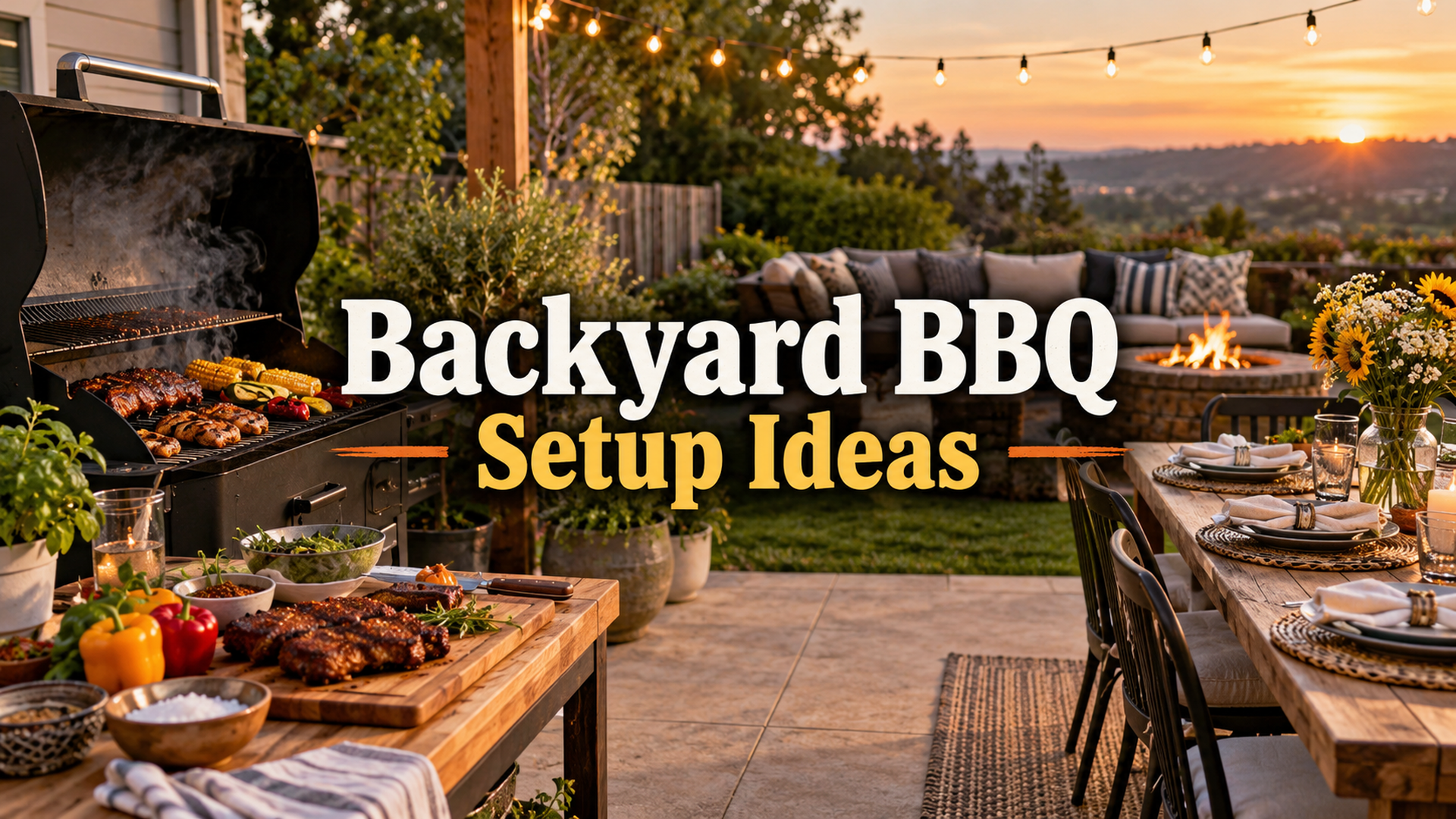 5 Backyard BBQ Setup Ideas You Must Try!