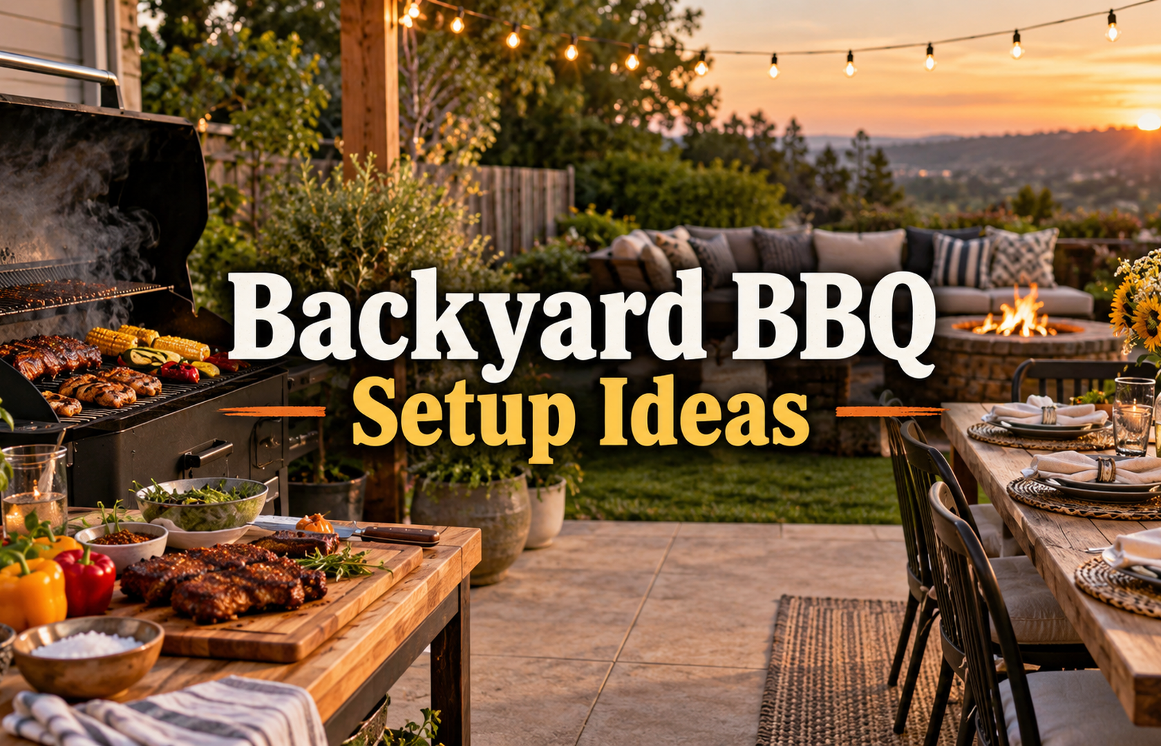 5 Backyard BBQ Setup Ideas You Must Try!