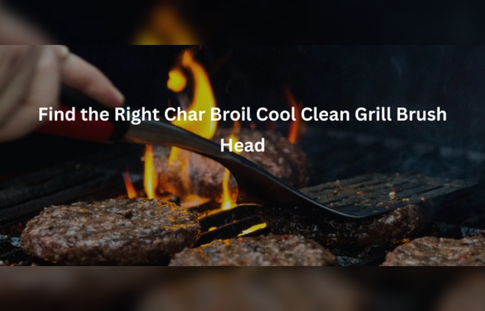 Find the Right Char Broil Cool Clean Grill Brush Head