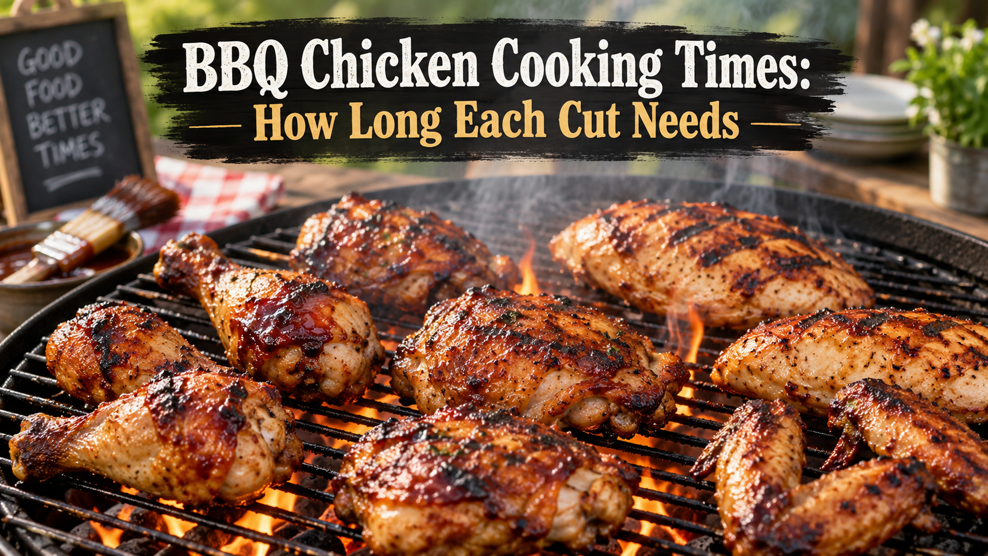 BBQ Chicken Cooking Times: How Long Each Cut Needs