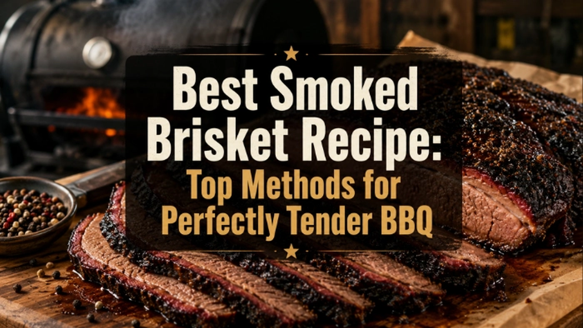 Top Methods Used to Get the Best Smoked Brisket Recipe