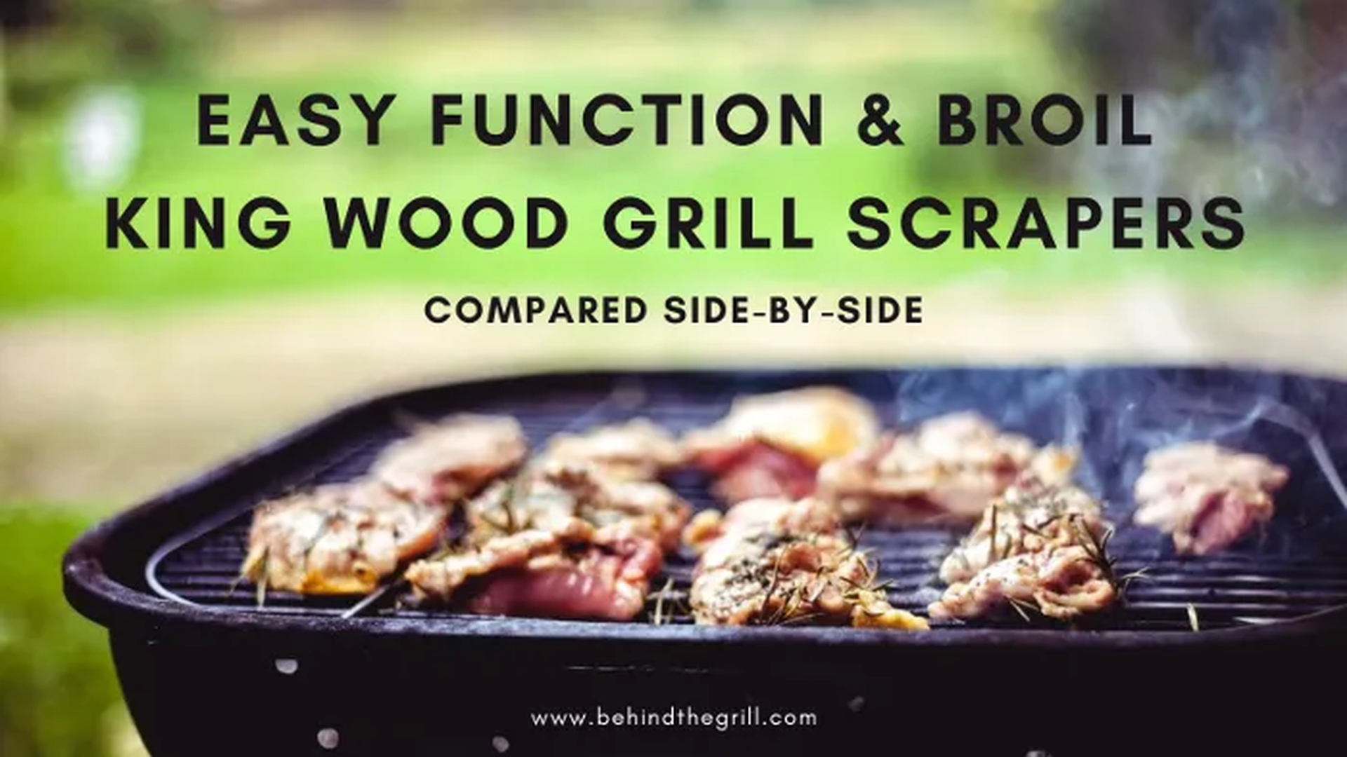 Broil King Wood Grill Scraper vs Easy Function Wood Grill Scraper