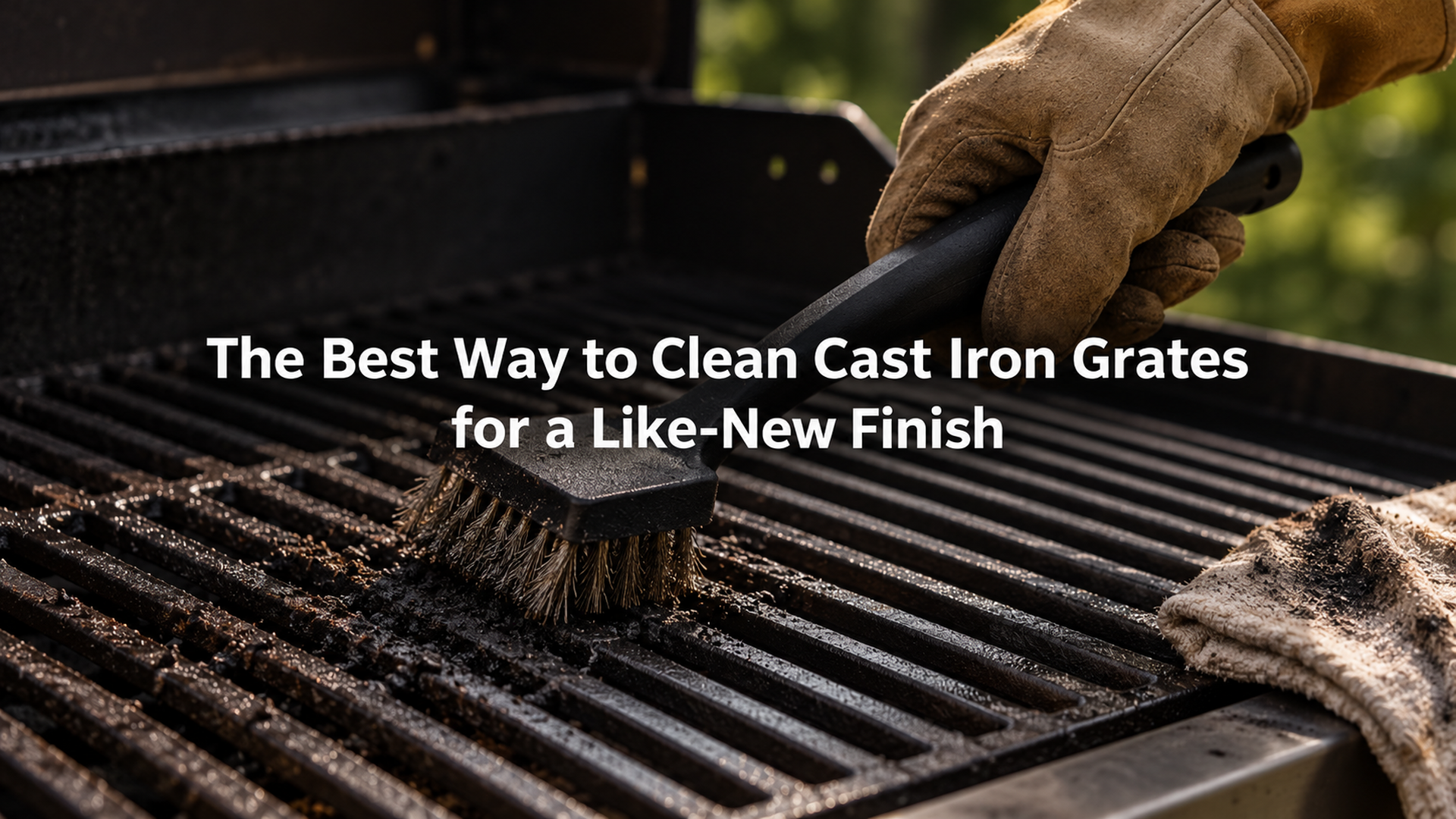 The Best Way to Clean Cast Iron Grates for a Like-New Finish