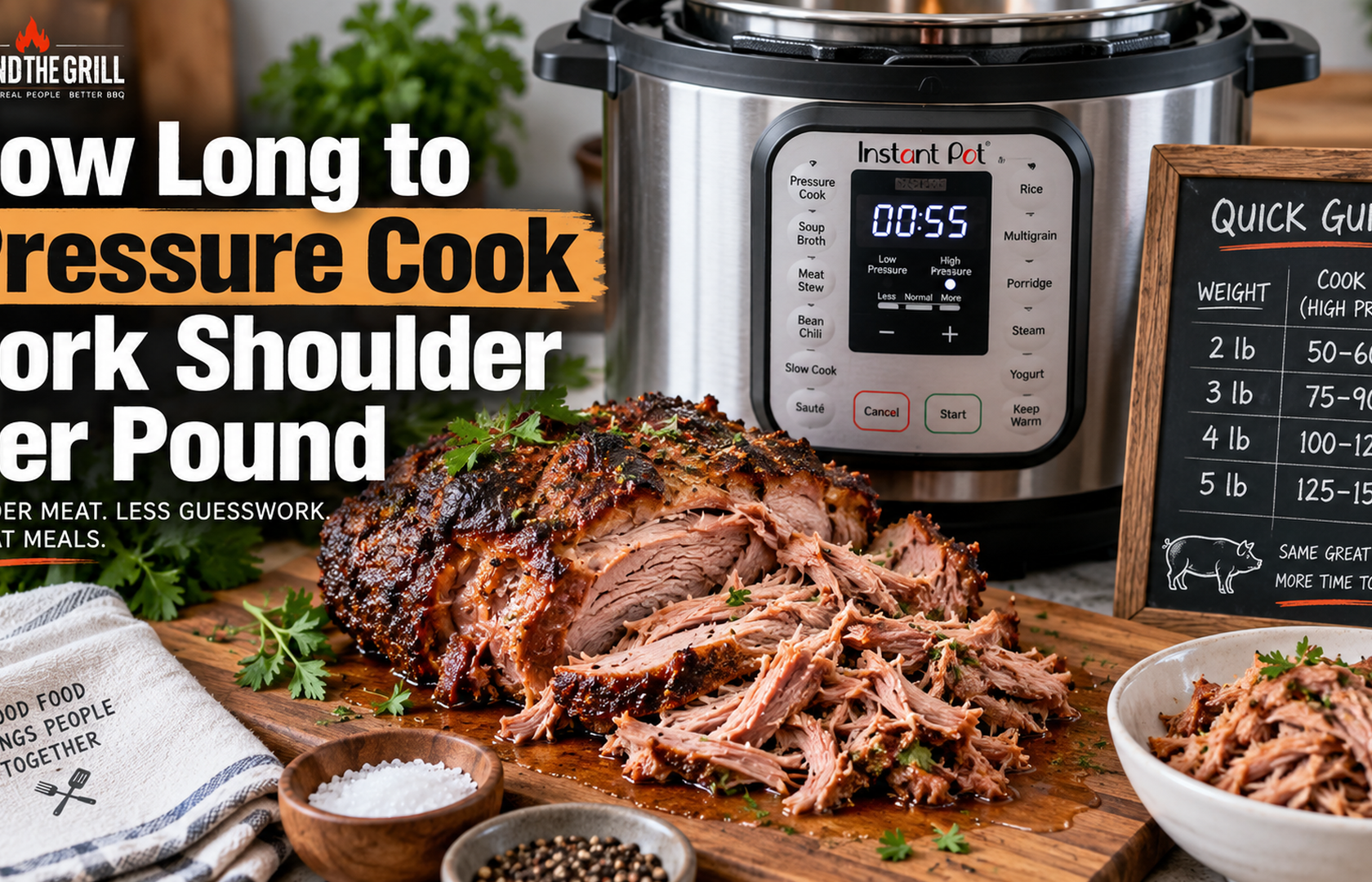 Learn How Long to Pressure Cook Pork Shoulder Per Pound