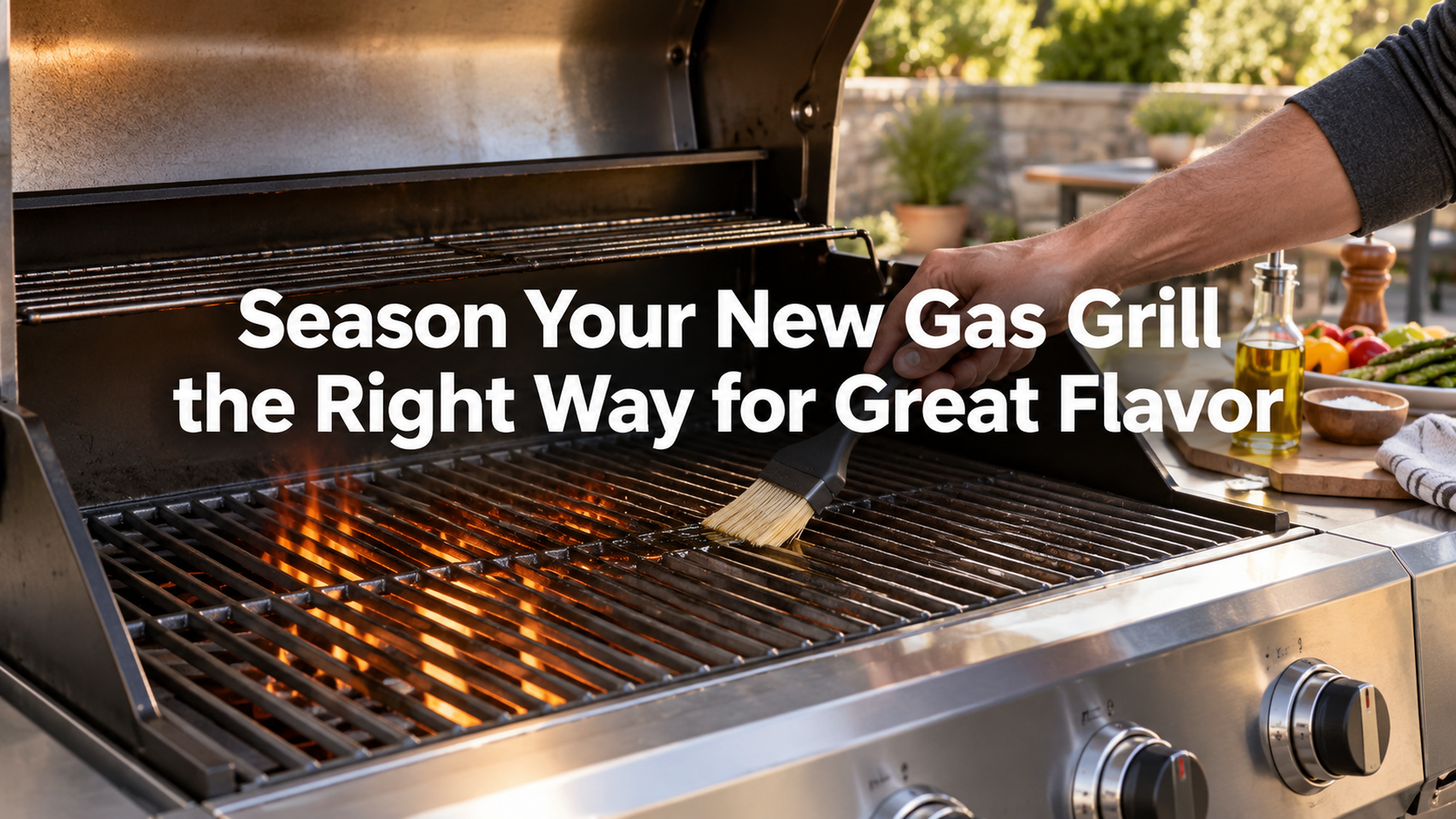 Season Your New Gas Grill the Right Way for Great Flavor