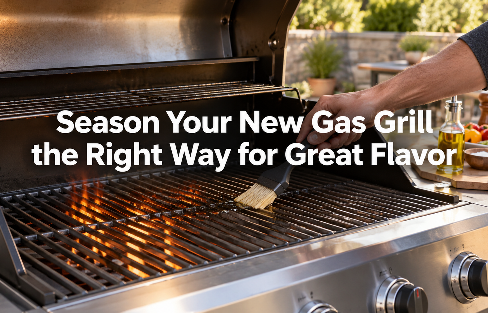 Season Your New Gas Grill the Right Way for Great Flavor