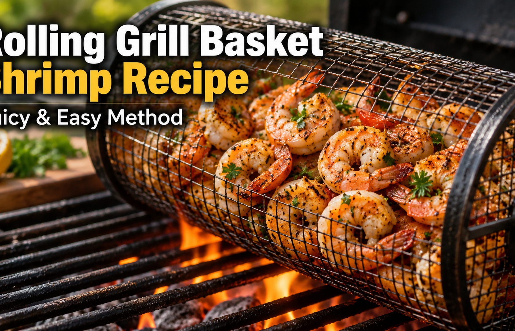 Rolling Grill Basket Shrimp Recipe (Juicy & Easy Method)