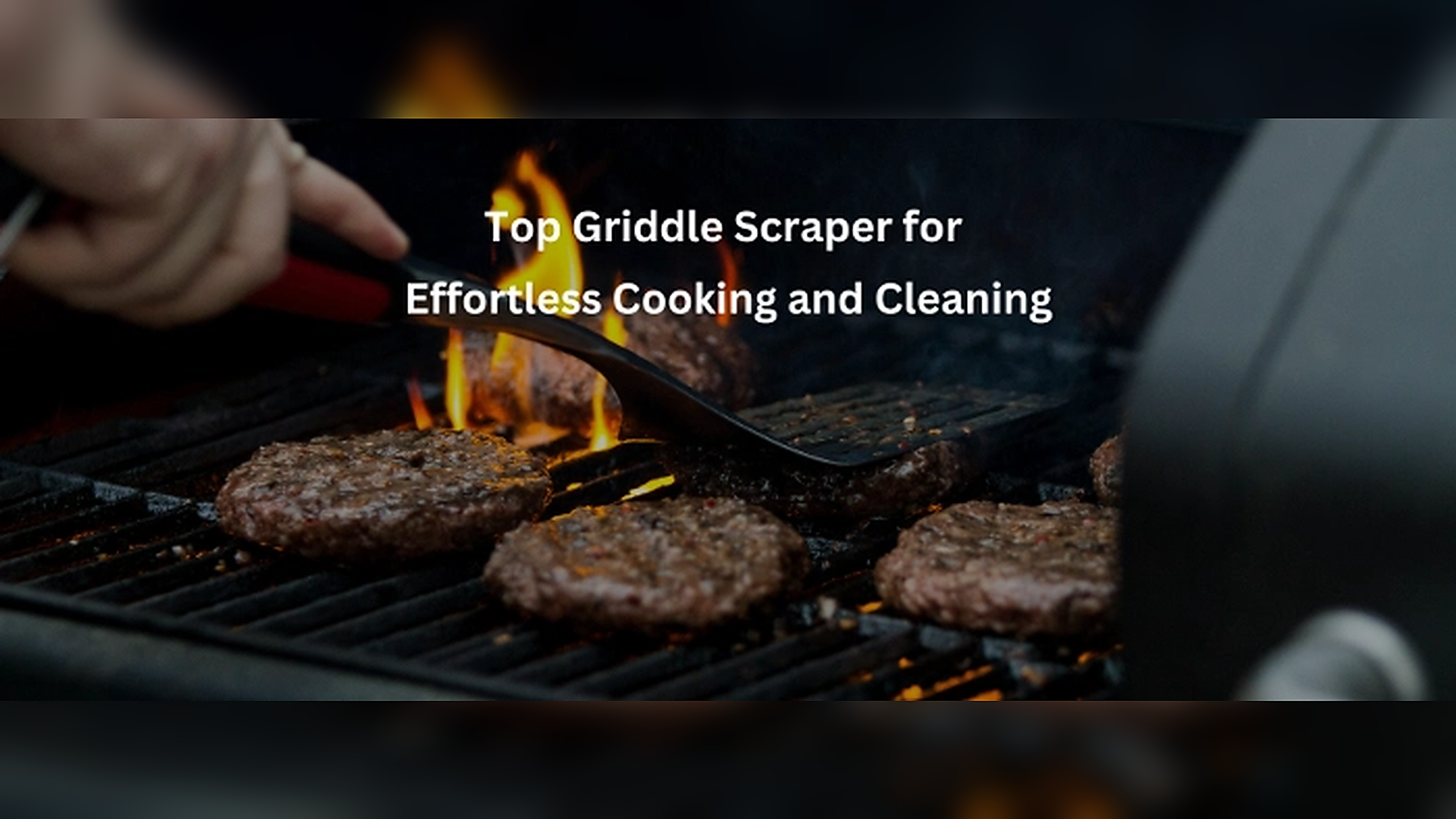 Flat Top Griddle Scraper for Effortless Cooking and Cleaning