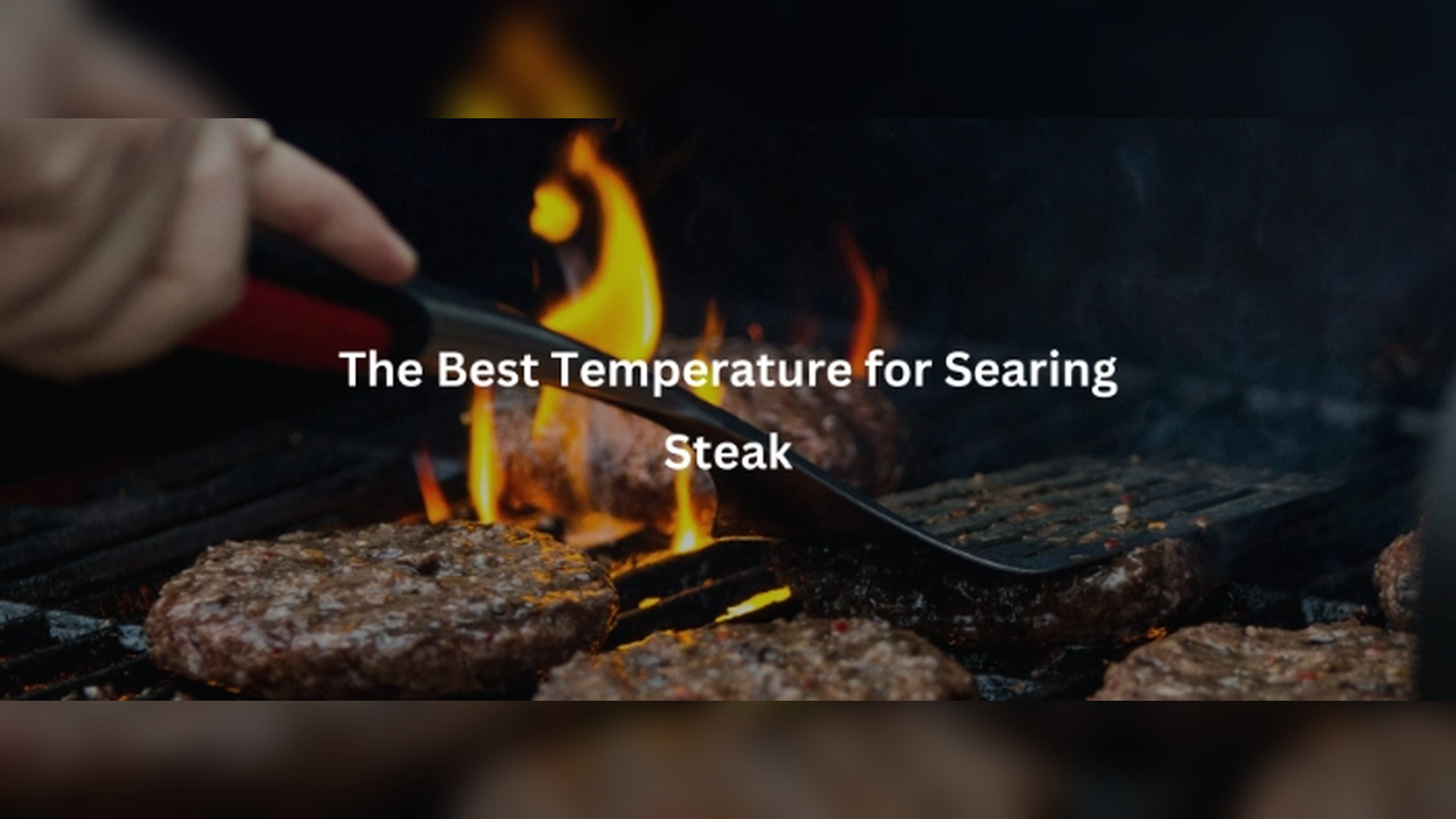 The Best Temperature for Searing Steak