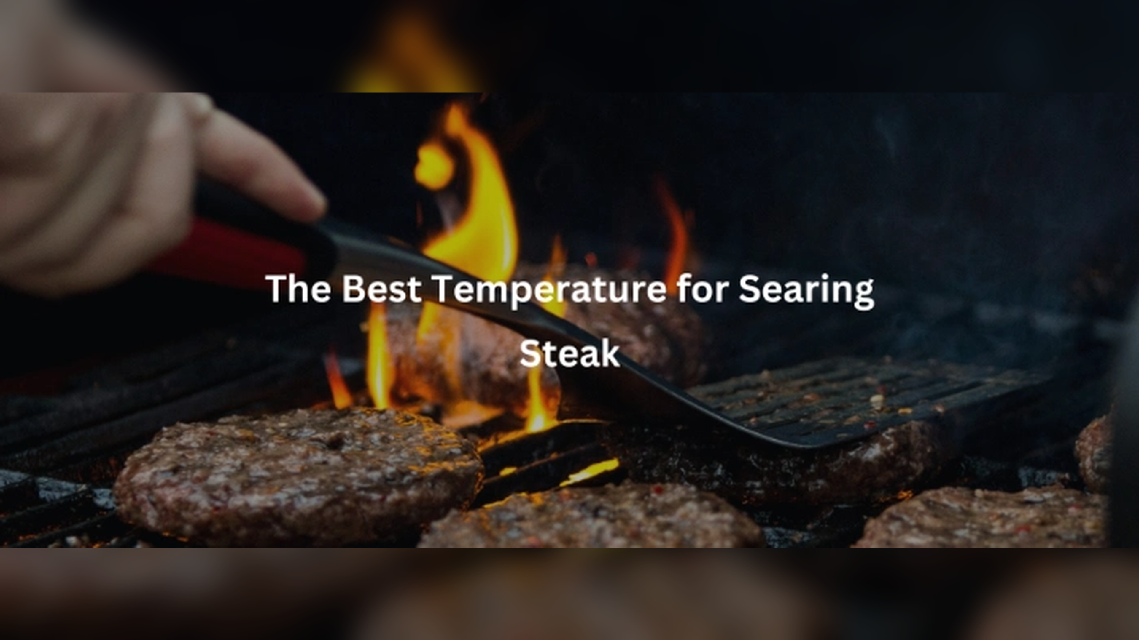 The Best Temperature for Searing Steak