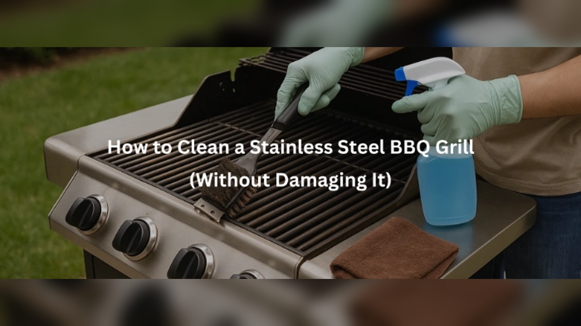How to Clean a Stainless Steel BBQ Grill (Without Damaging It)
