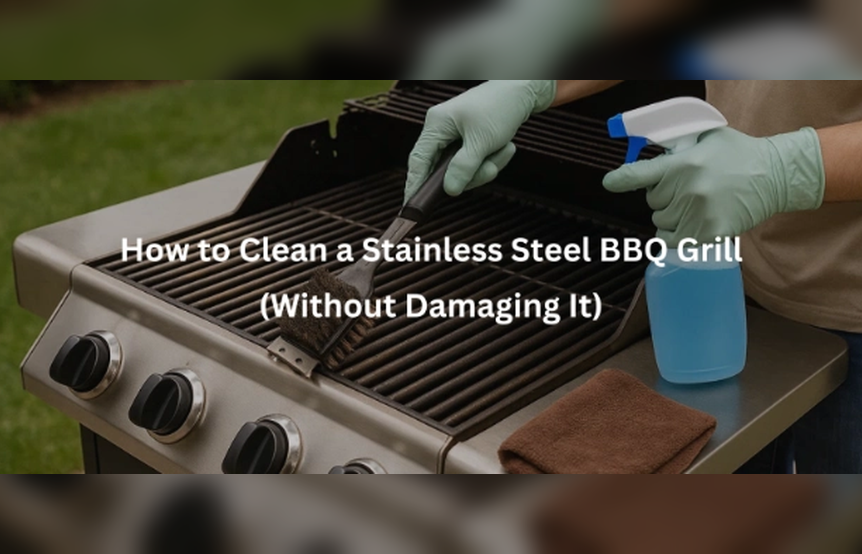 How to Clean a Stainless Steel BBQ Grill (Without Damaging It)