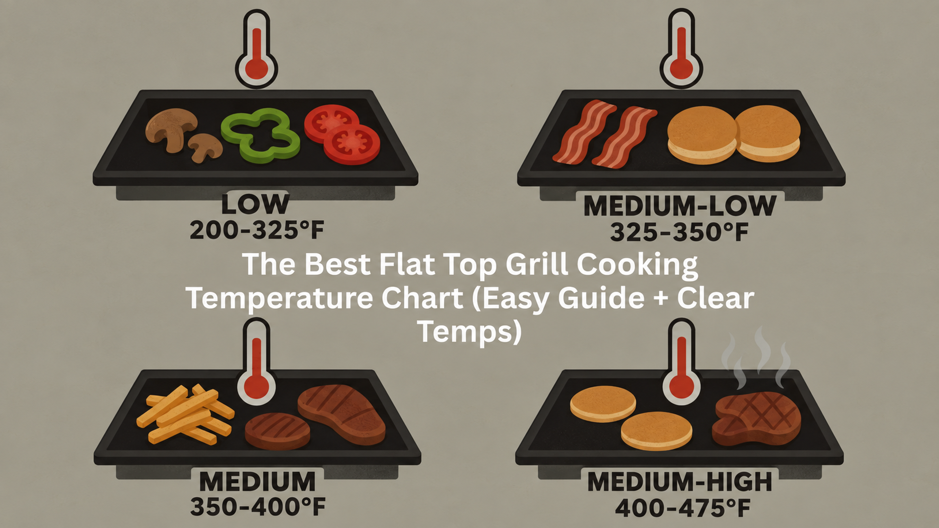 The Best Flat Top Grill Cooking Temperature Chart
