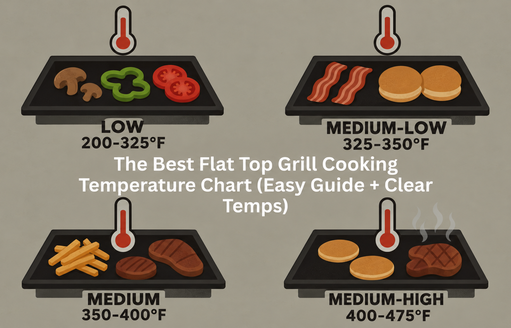 The Best Flat Top Grill Cooking Temperature Chart