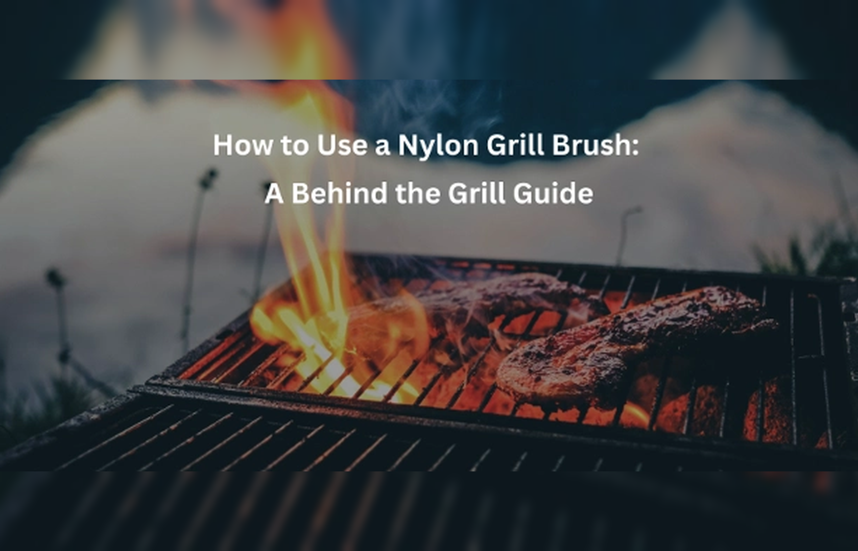 How to Clean Grill with a Nylon Grill Brush