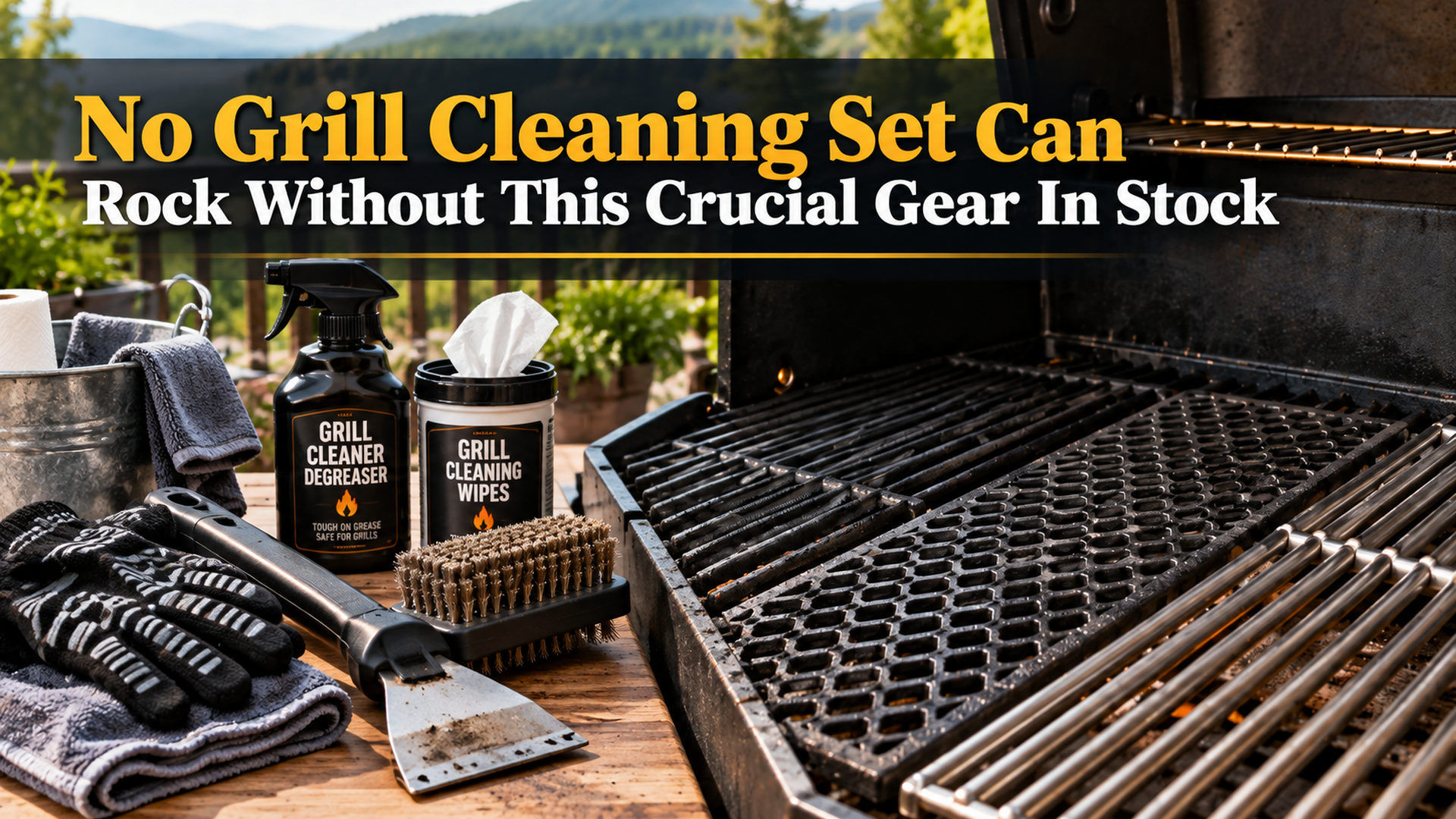 No Grill Cleaning Set Can Rock Without This Crucial Gear In Stock 😉