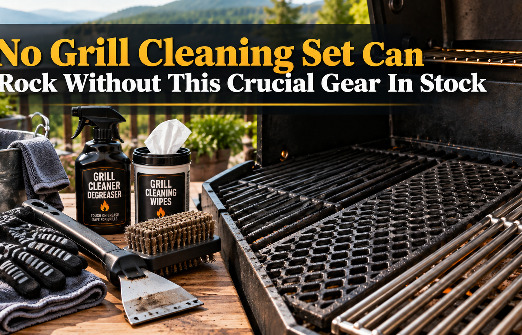 No Grill Cleaning Set Can Rock Without This Crucial Gear In Stock 😉