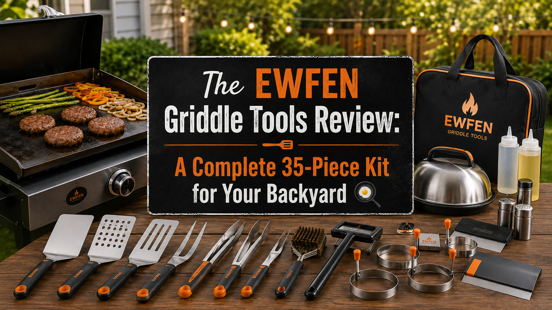 EWFEN Griddle Tools Review: Is This 35-Piece Accessory Kit Worth It?