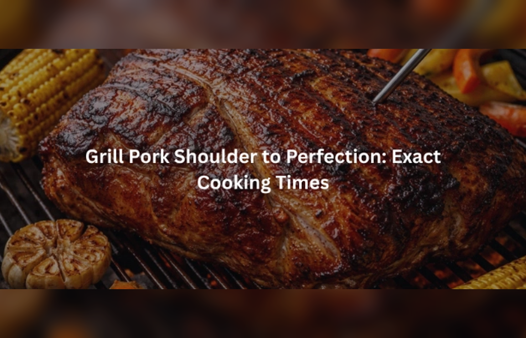 Grill Pork Shoulder to Perfection: Exact Cooking Times