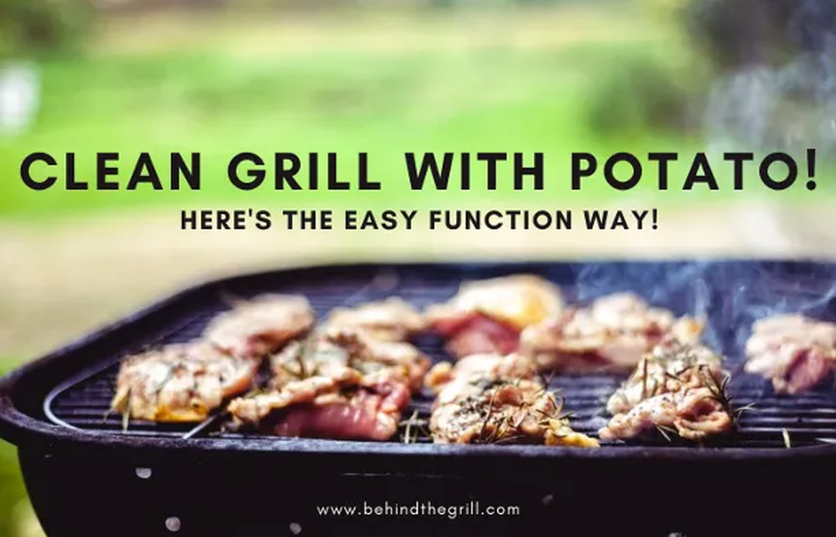 Clean Grill With Potato! Here's the Easy Function Way