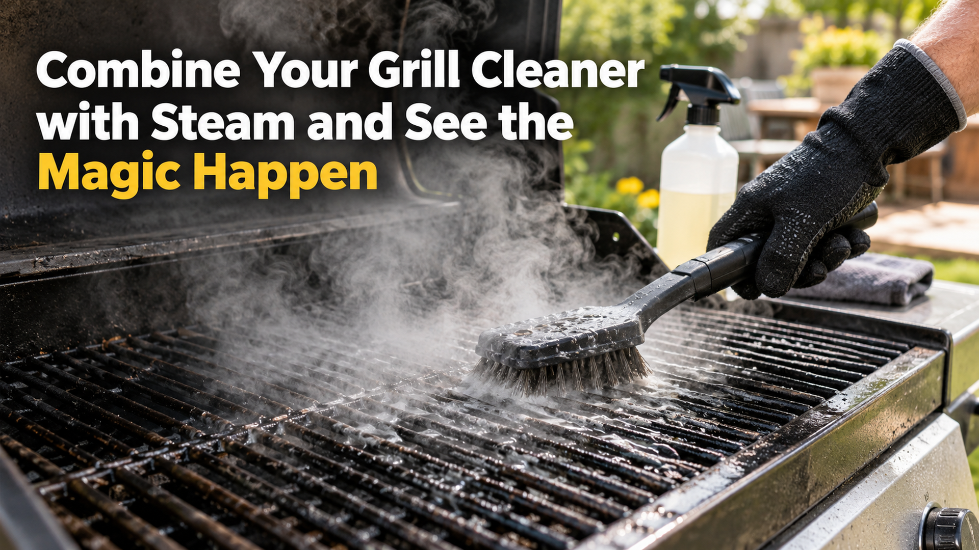 Combine Your Grill Cleaner with Steam and See the Magic Happen